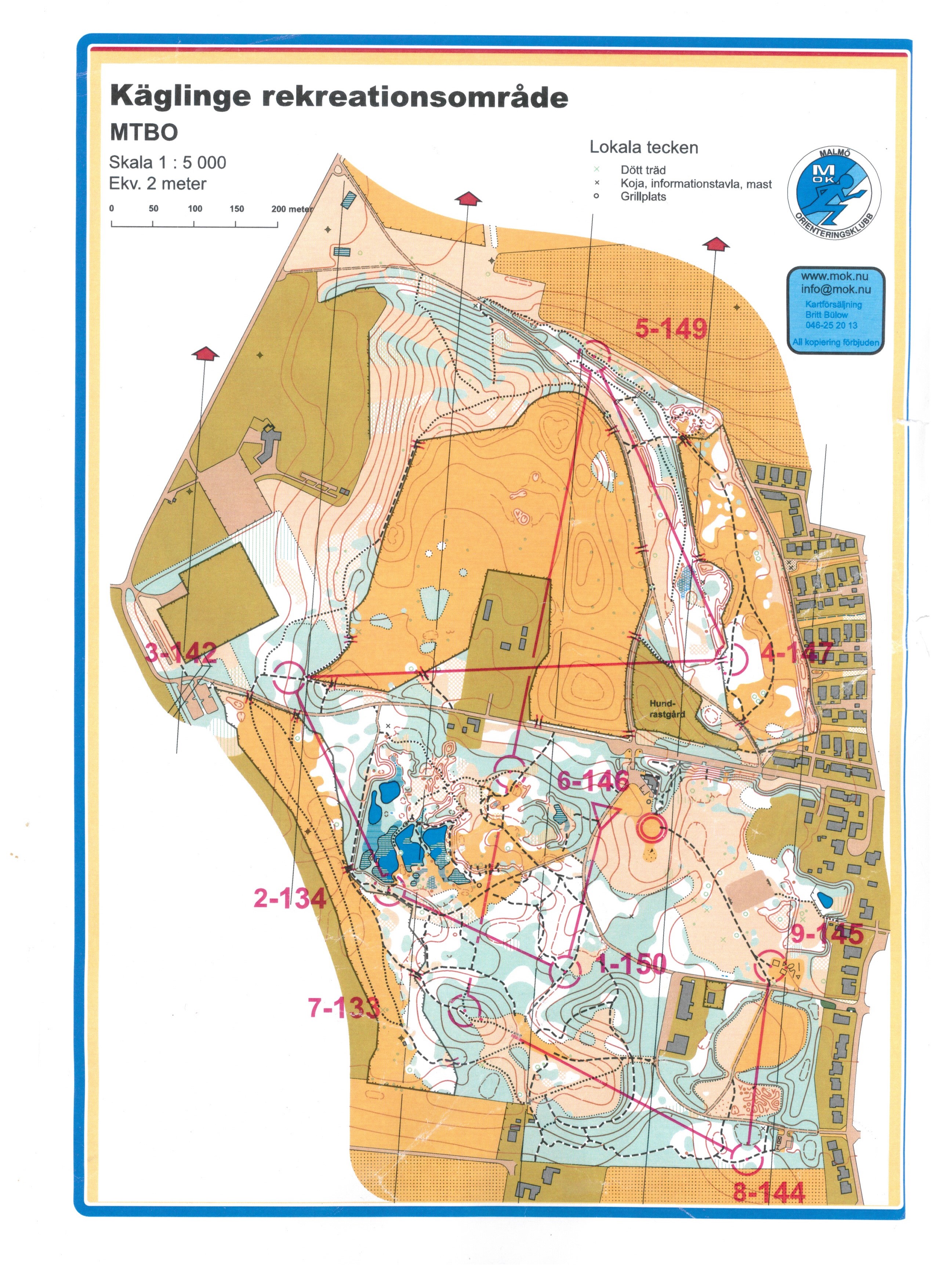 MTB-O träning Malmö OK del 1 (2015-03-14)