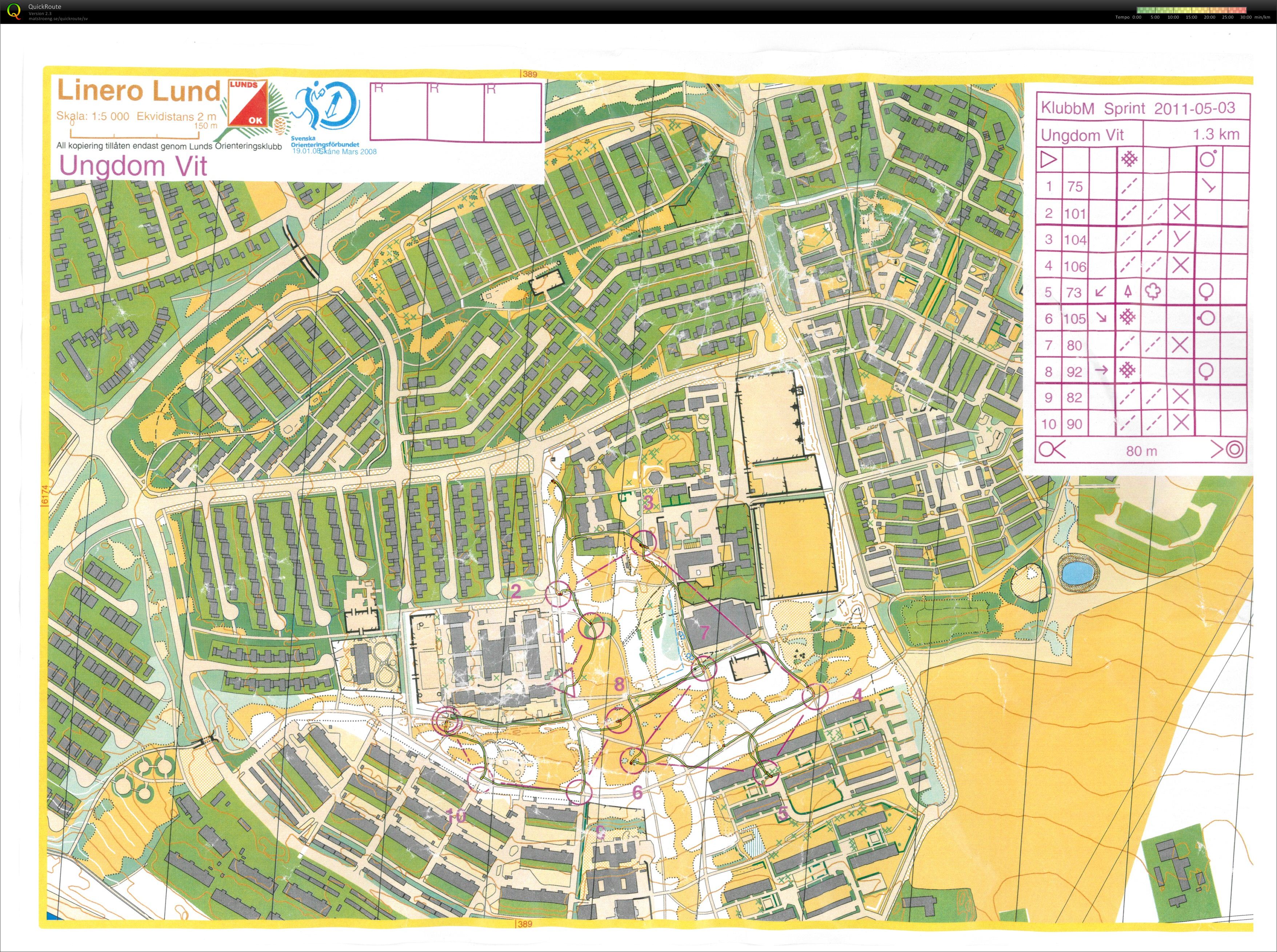 Klubbmästerskap Sprint (2011-05-03)