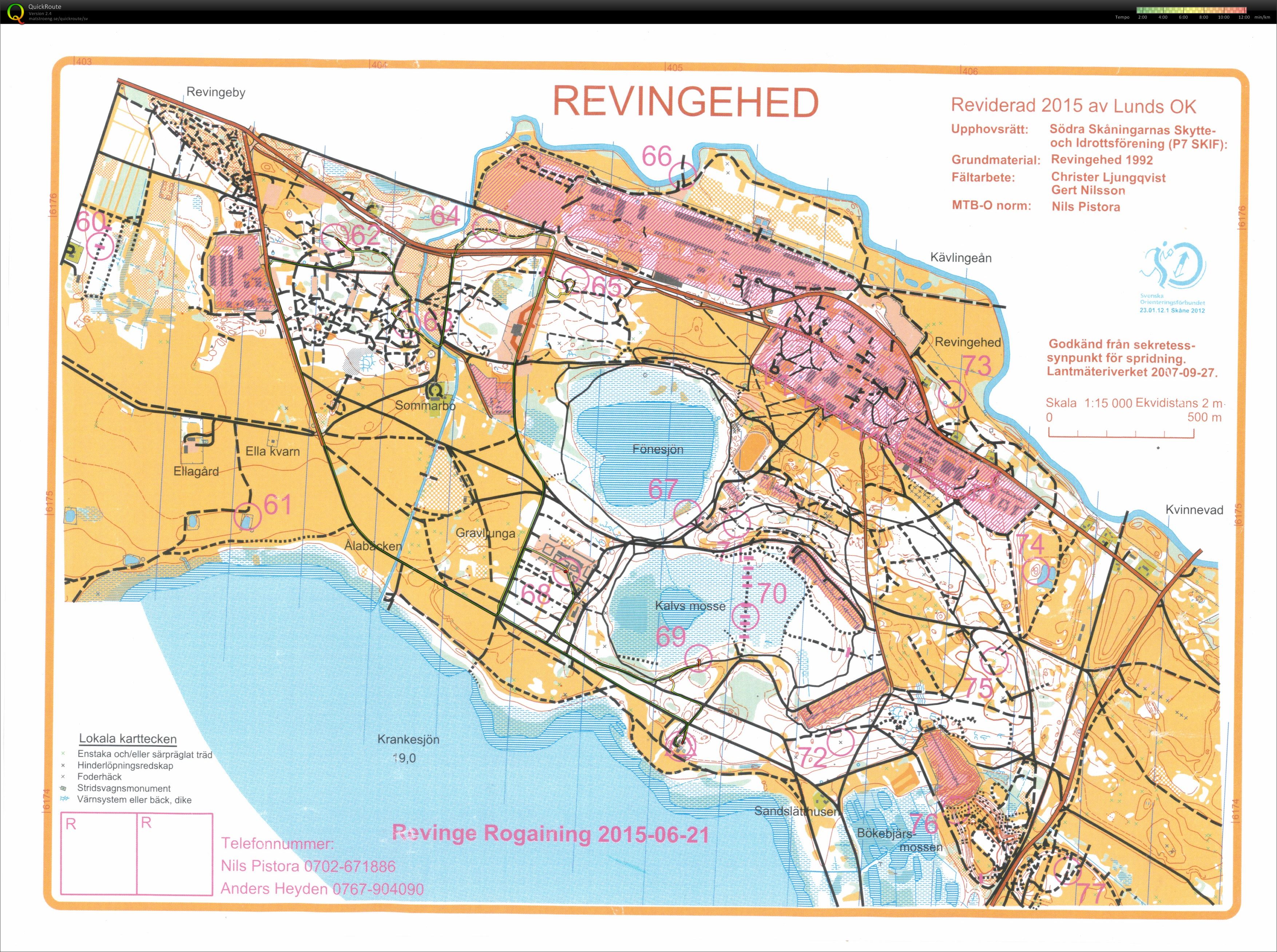 Revinge Rogaining 2015 del 4 av 4 (21.06.2015)
