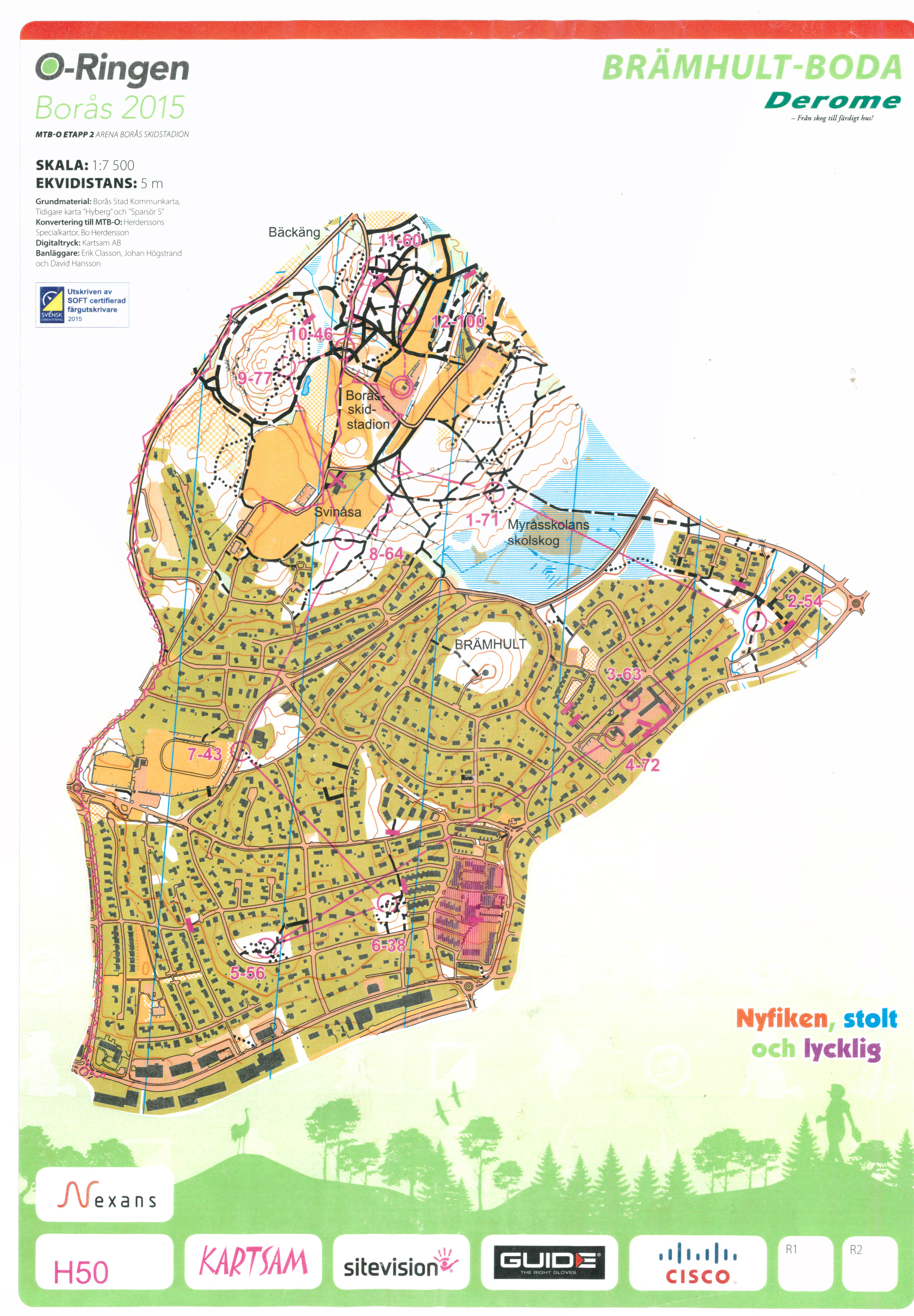 O-Ringen MTBO etapp 2 - Finns även på livelox. (2015-07-22)