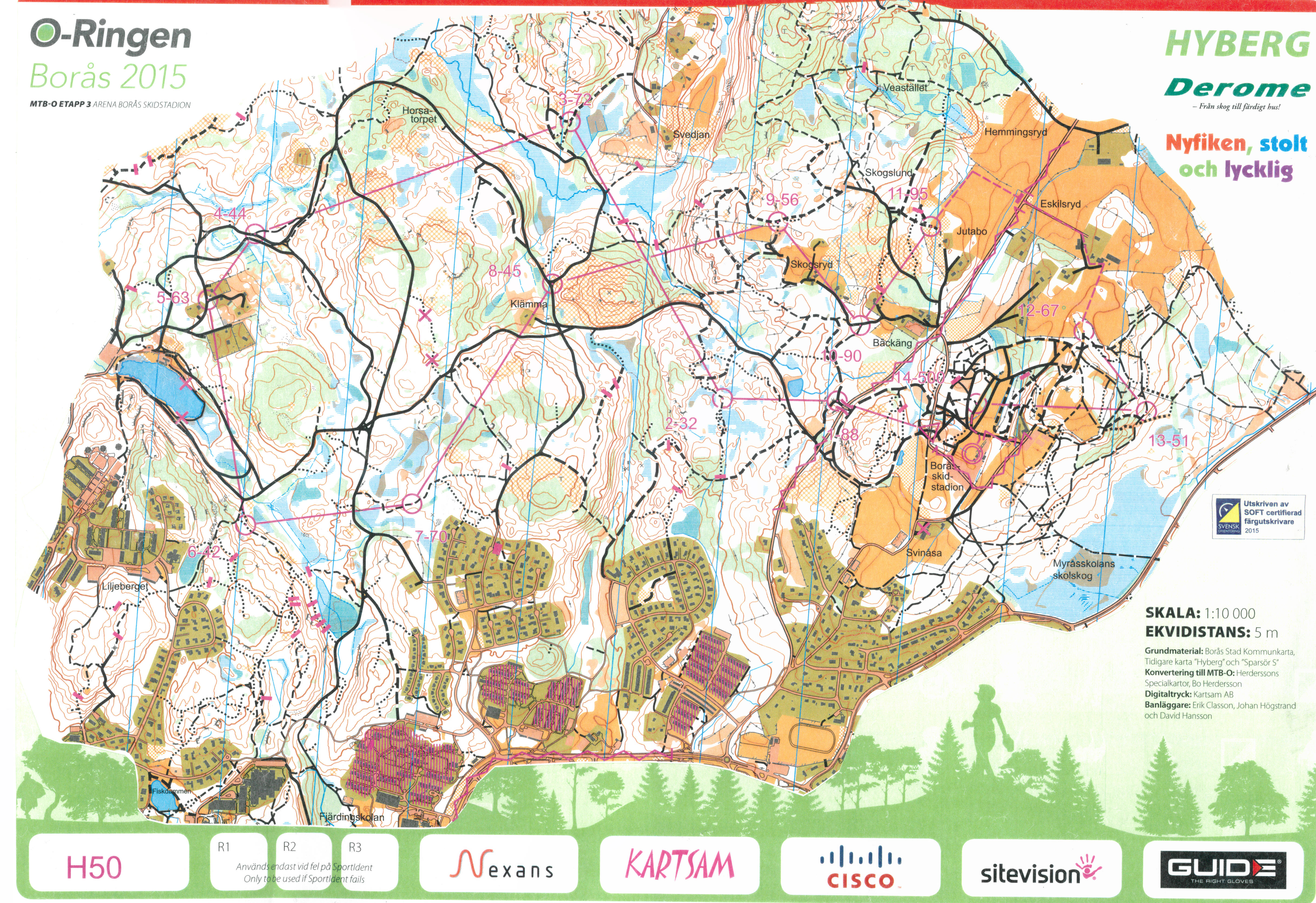 O-Ringen MTBO etapp 3 - Finns även på livelox. (2015-07-23)