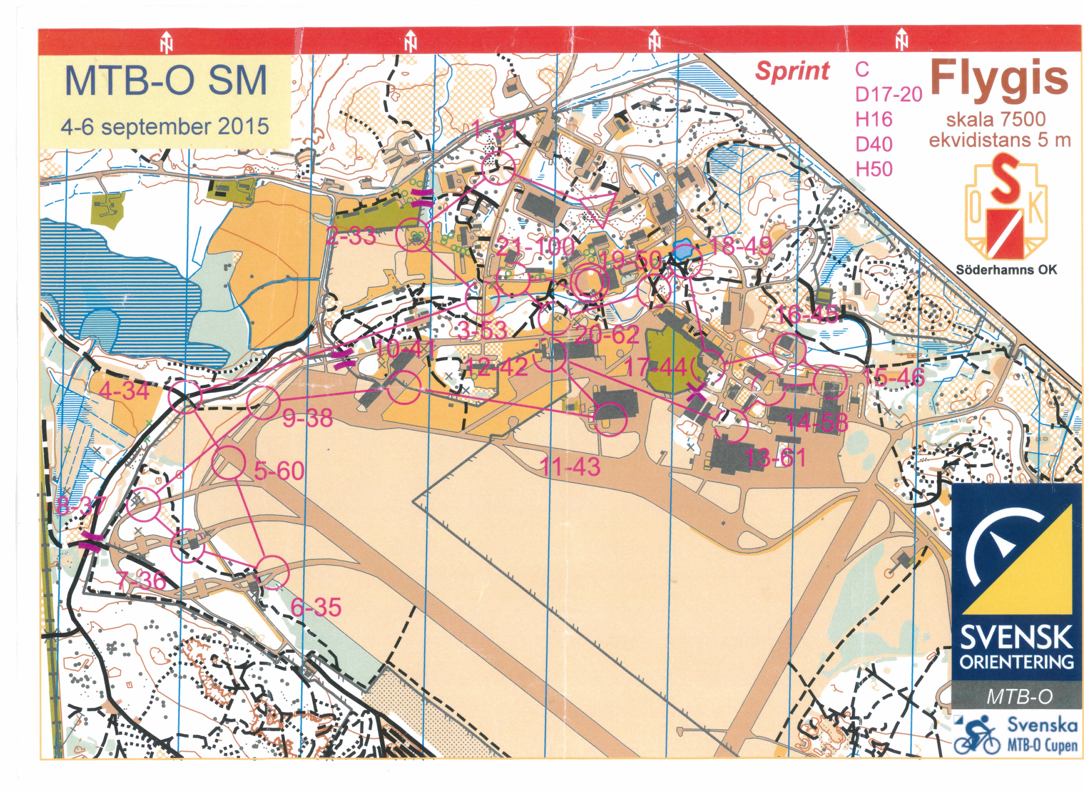 MTB-O SM Sprint (2015-09-04)