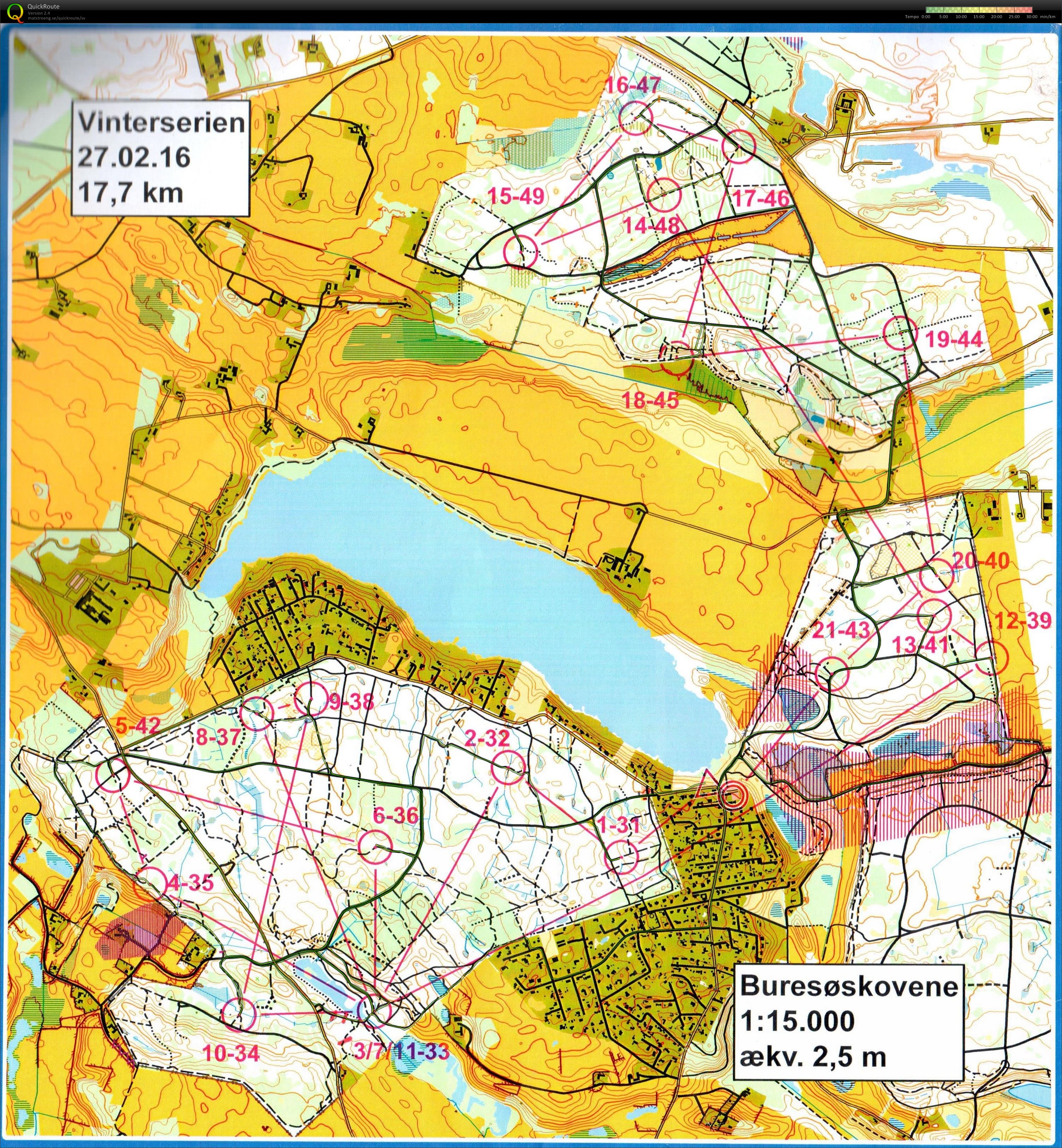 Vinterserien MTB-O Danmark (2016-02-27)