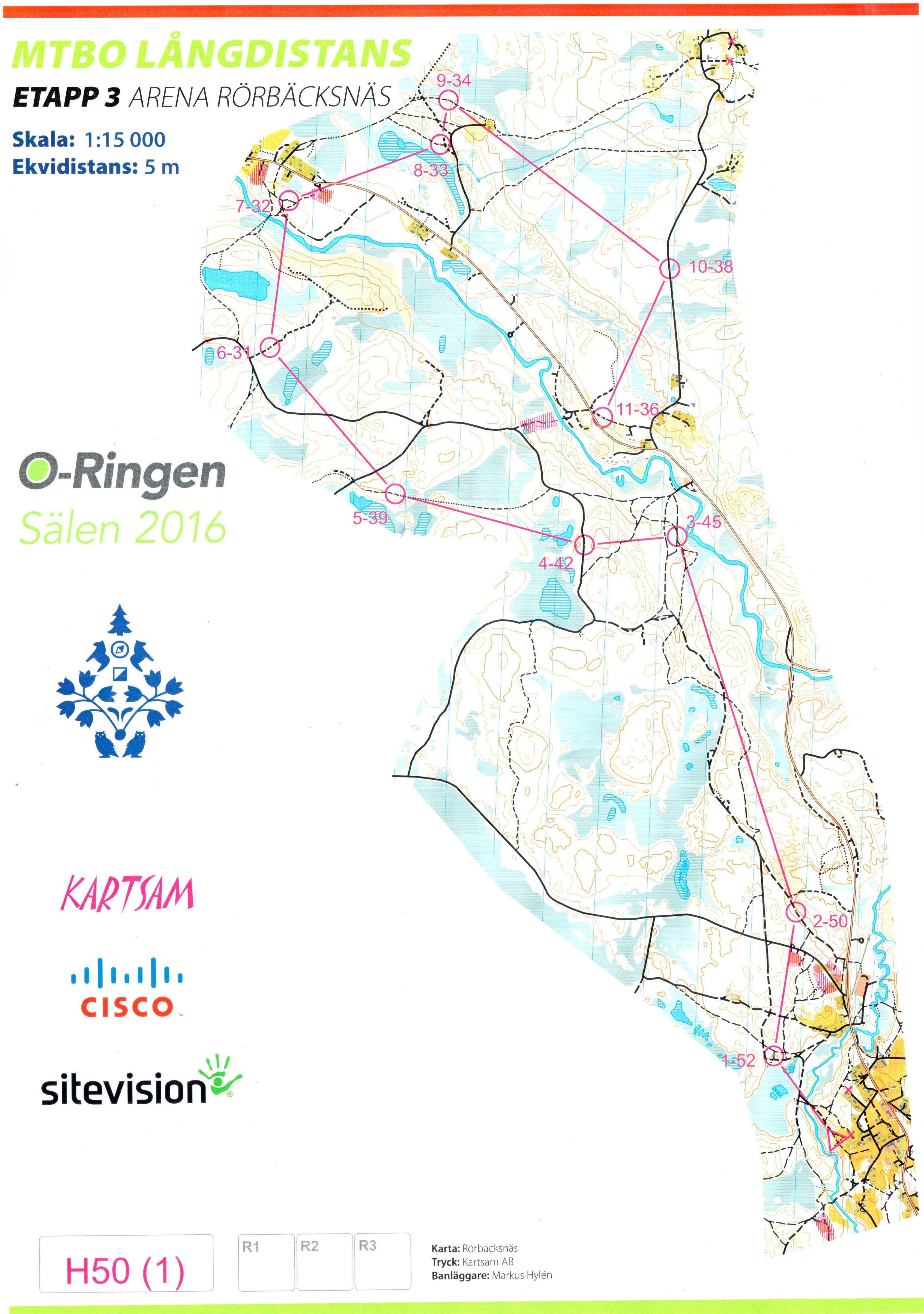 O-Ringen MTBO etapp 3 - Finns även på livelox (2016-07-27)