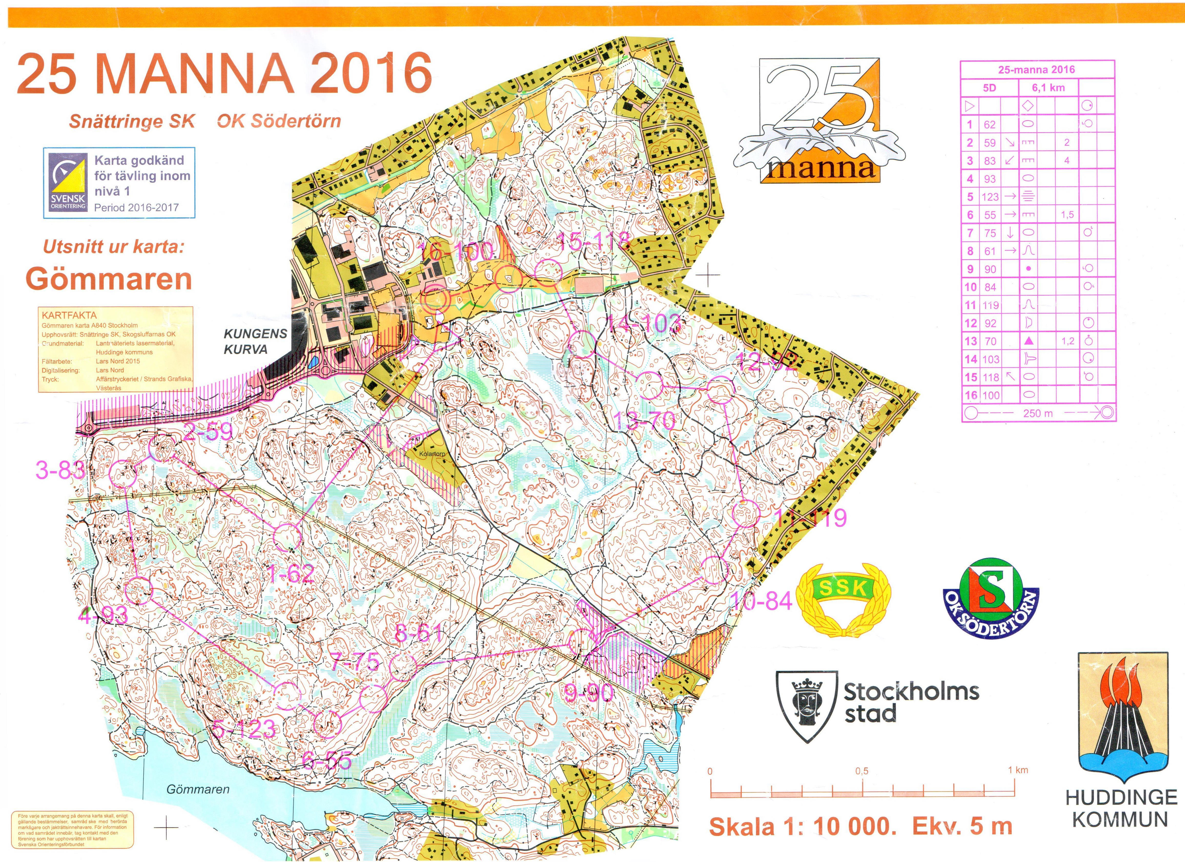 25-manna 2016 - Finns även på livelox (2016-10-08)