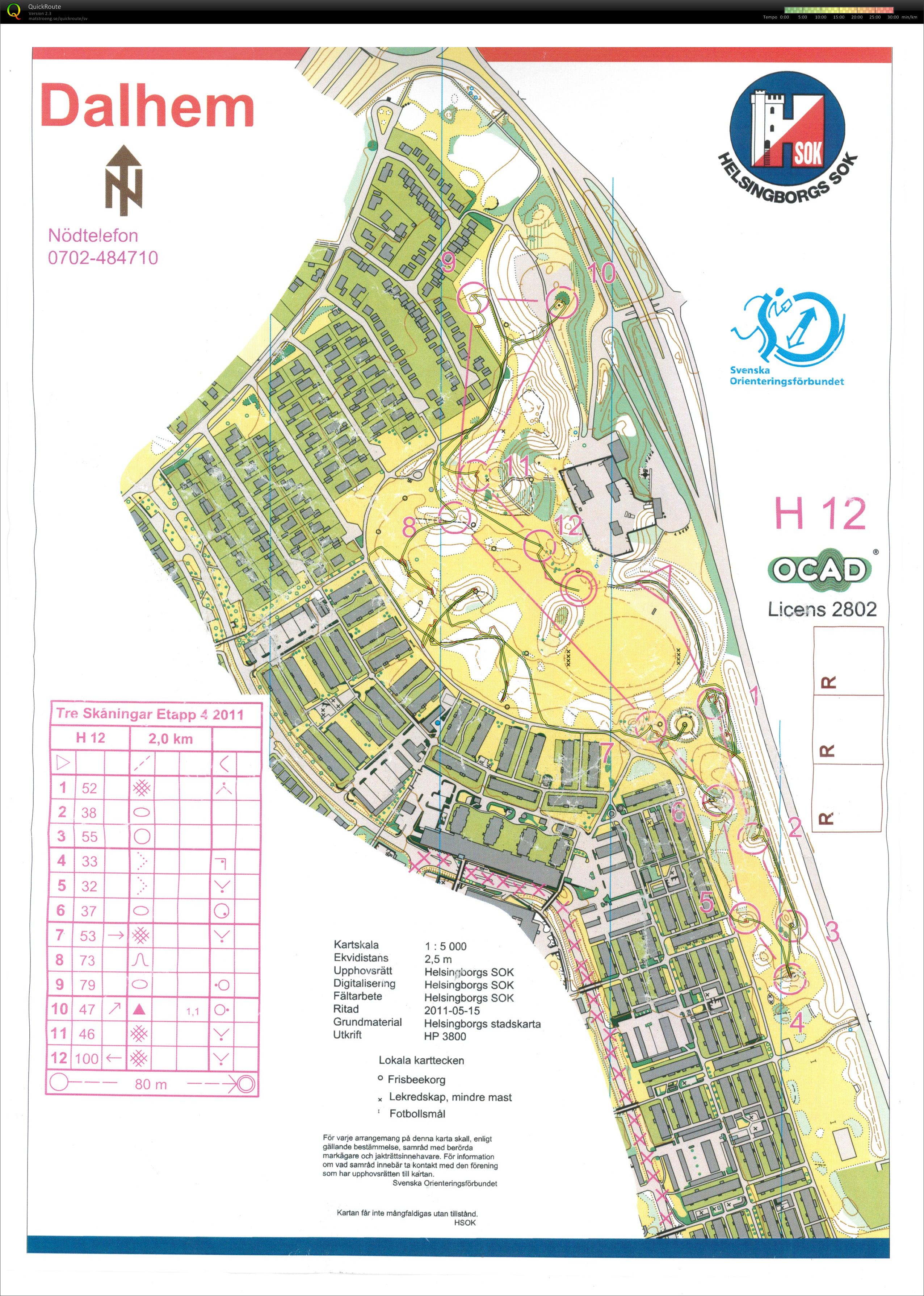 Tre Skåningar och en Dansk etapp 4 (2011-06-19)