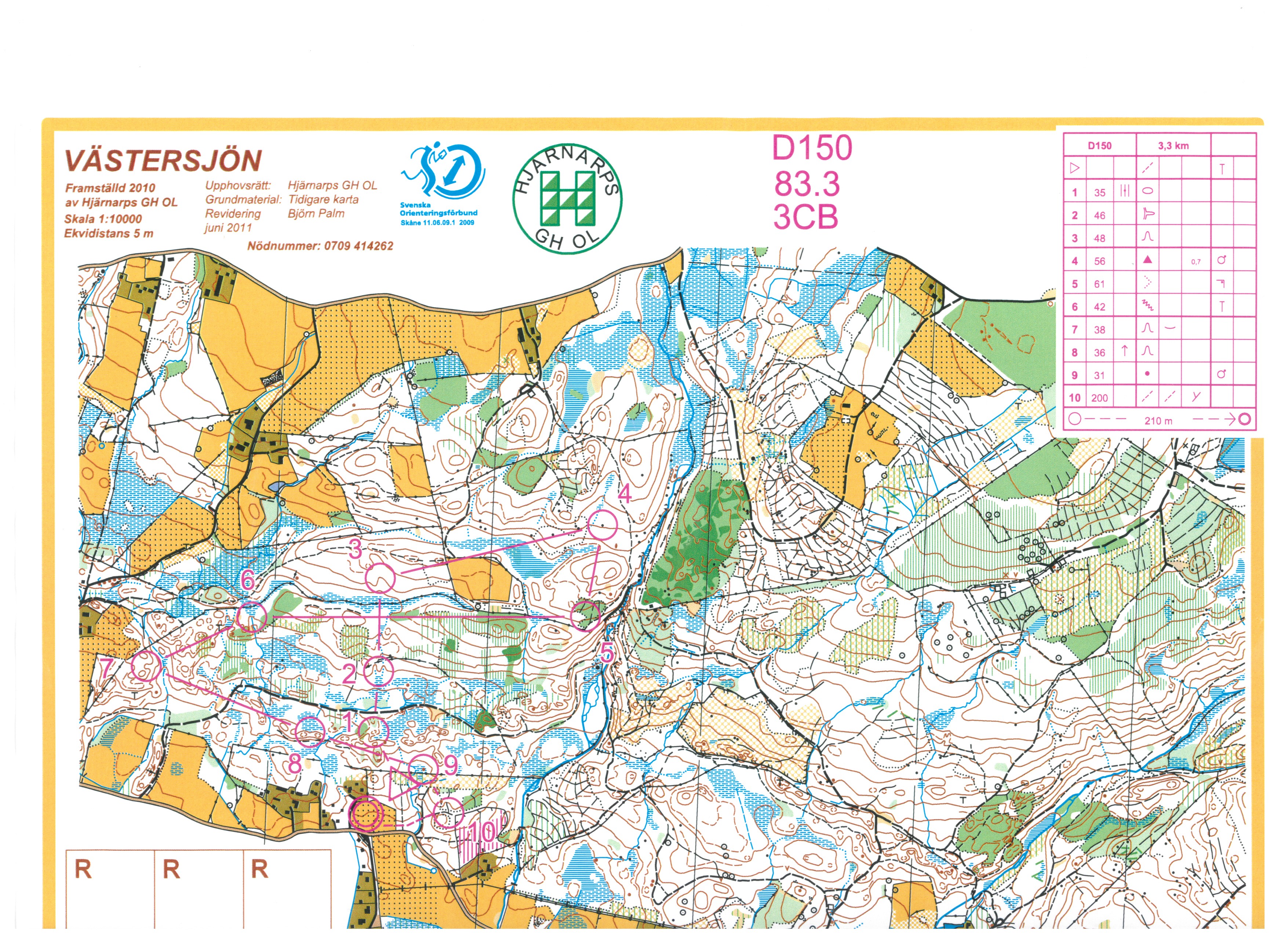 Stafett DM Skåne (2011-09-04)