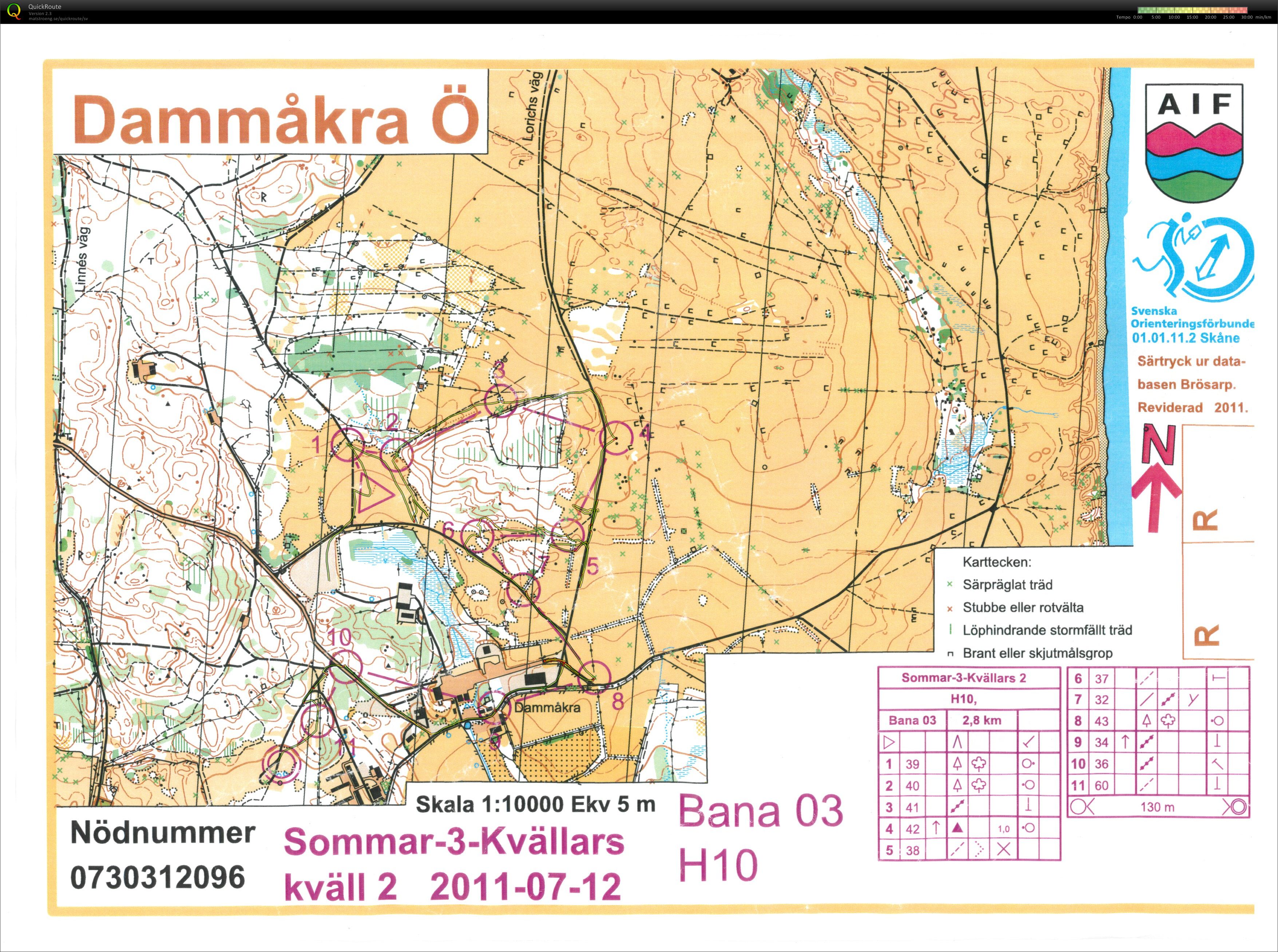 Sommar-3-kvällars etapp 2 (2011-07-12)