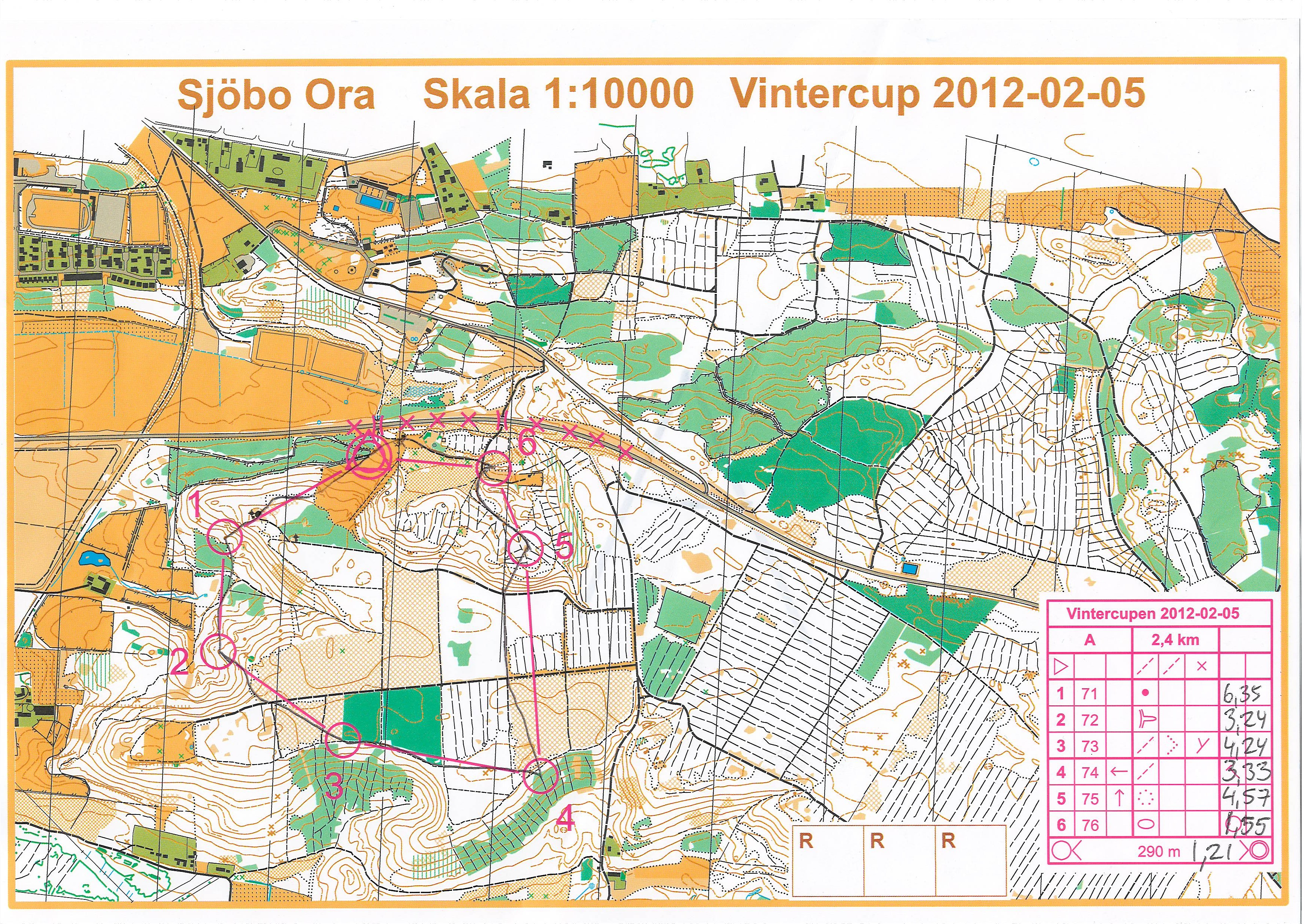 Vintercupen, bana A (05-02-2012)