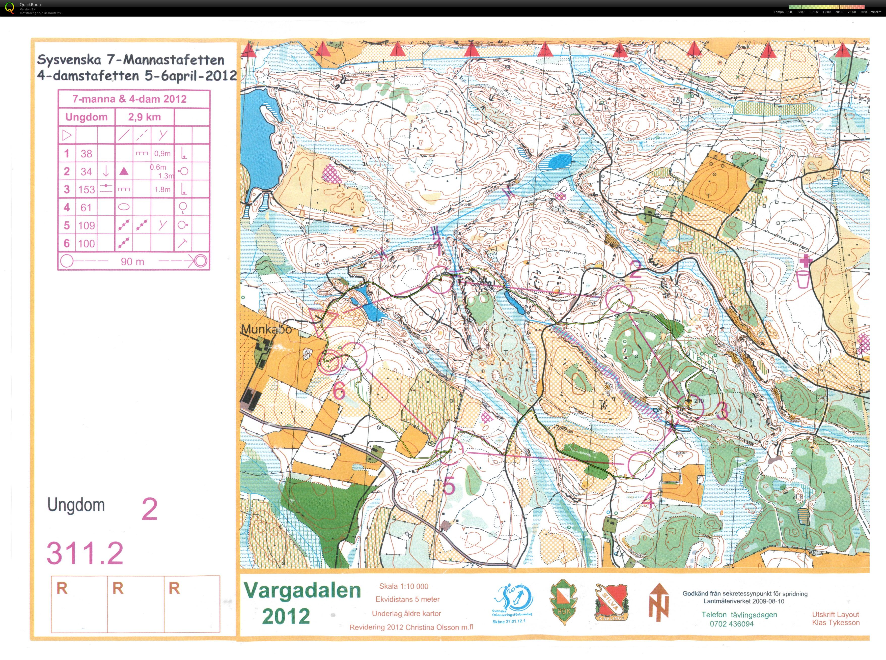 Ungdomsstafetten 7manna (2012-04-06)