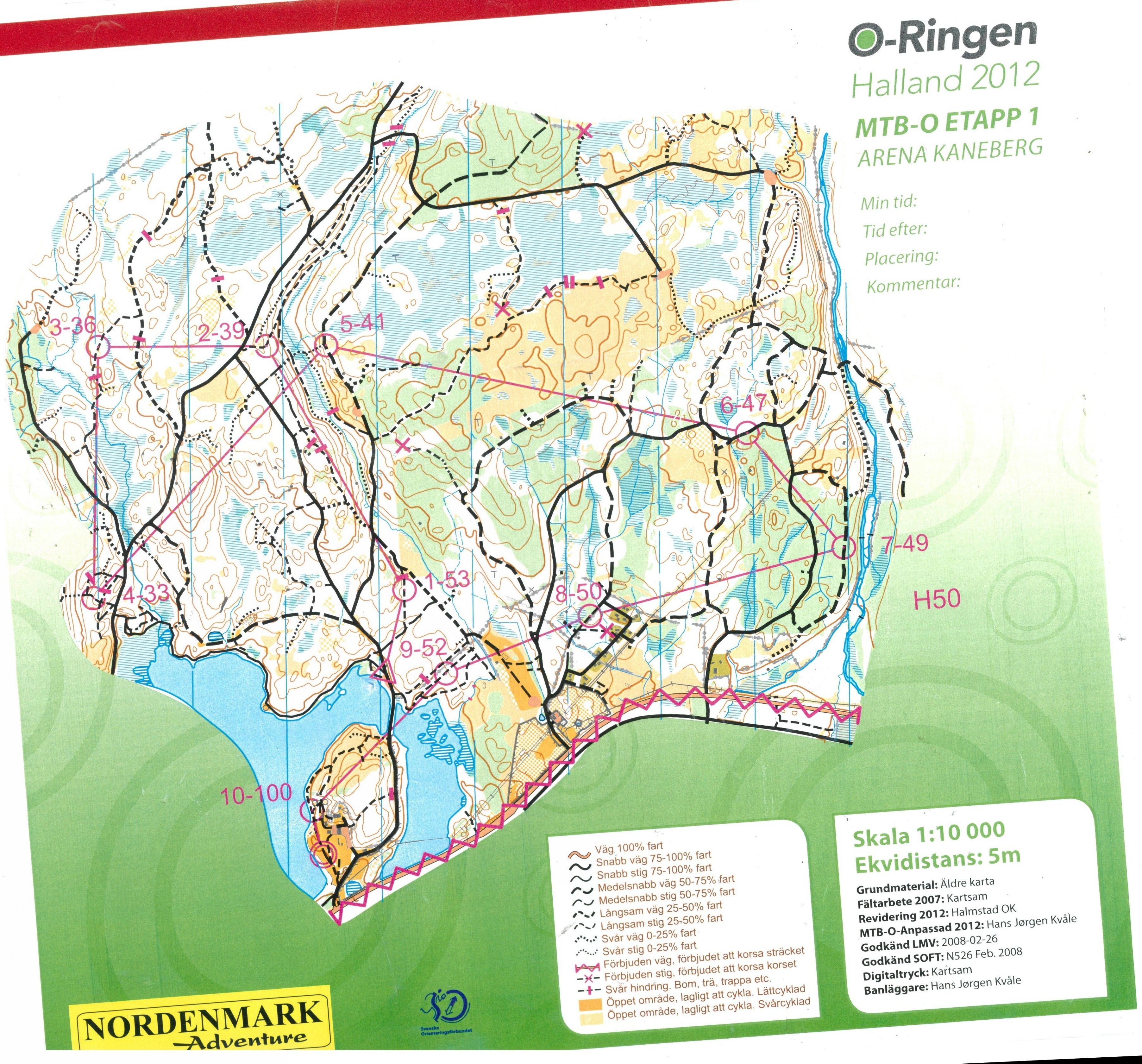 O-ringen 2012 MTB-O Etapp 1 (2012-07-23)