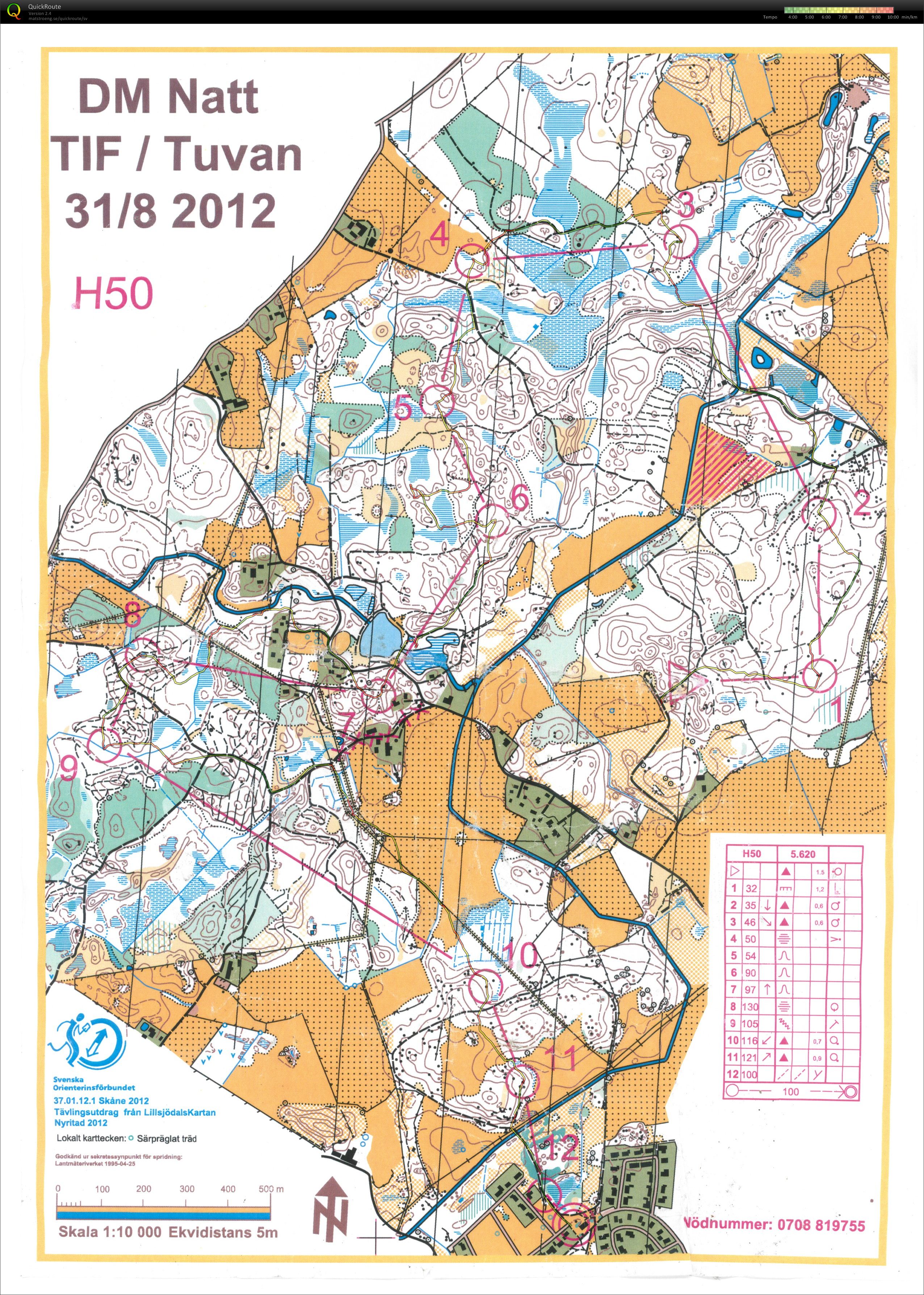 Natt-DM Skåne (2012-08-31)