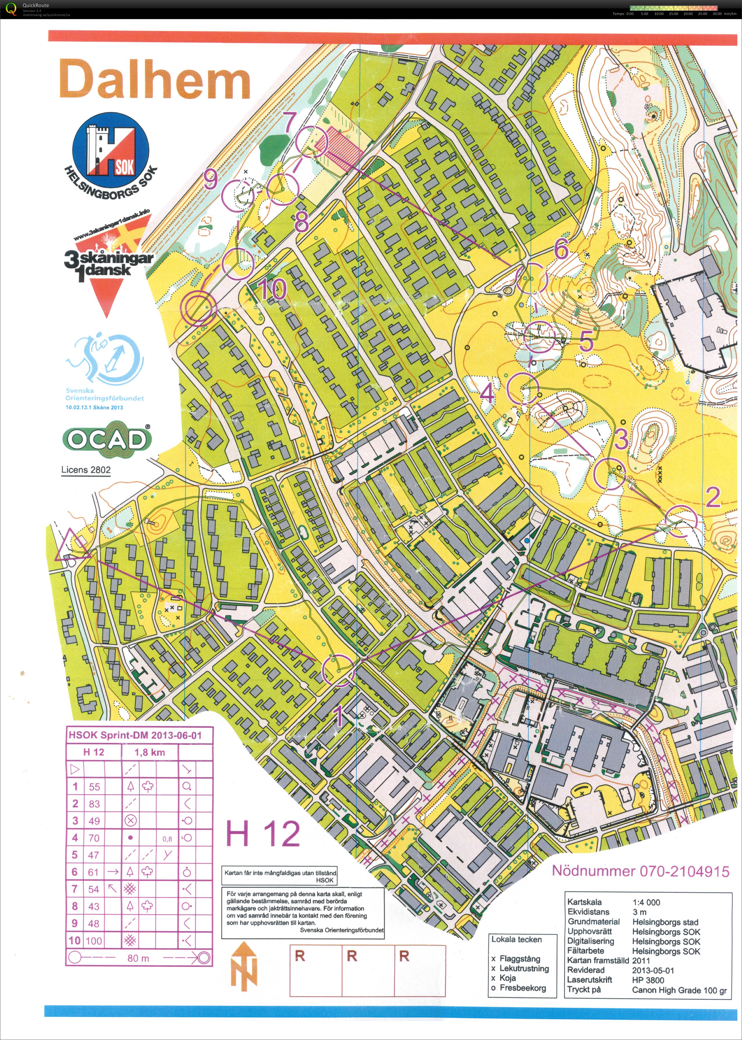 Dm sprint samt Ungdomserie 2013 (2013-06-02)