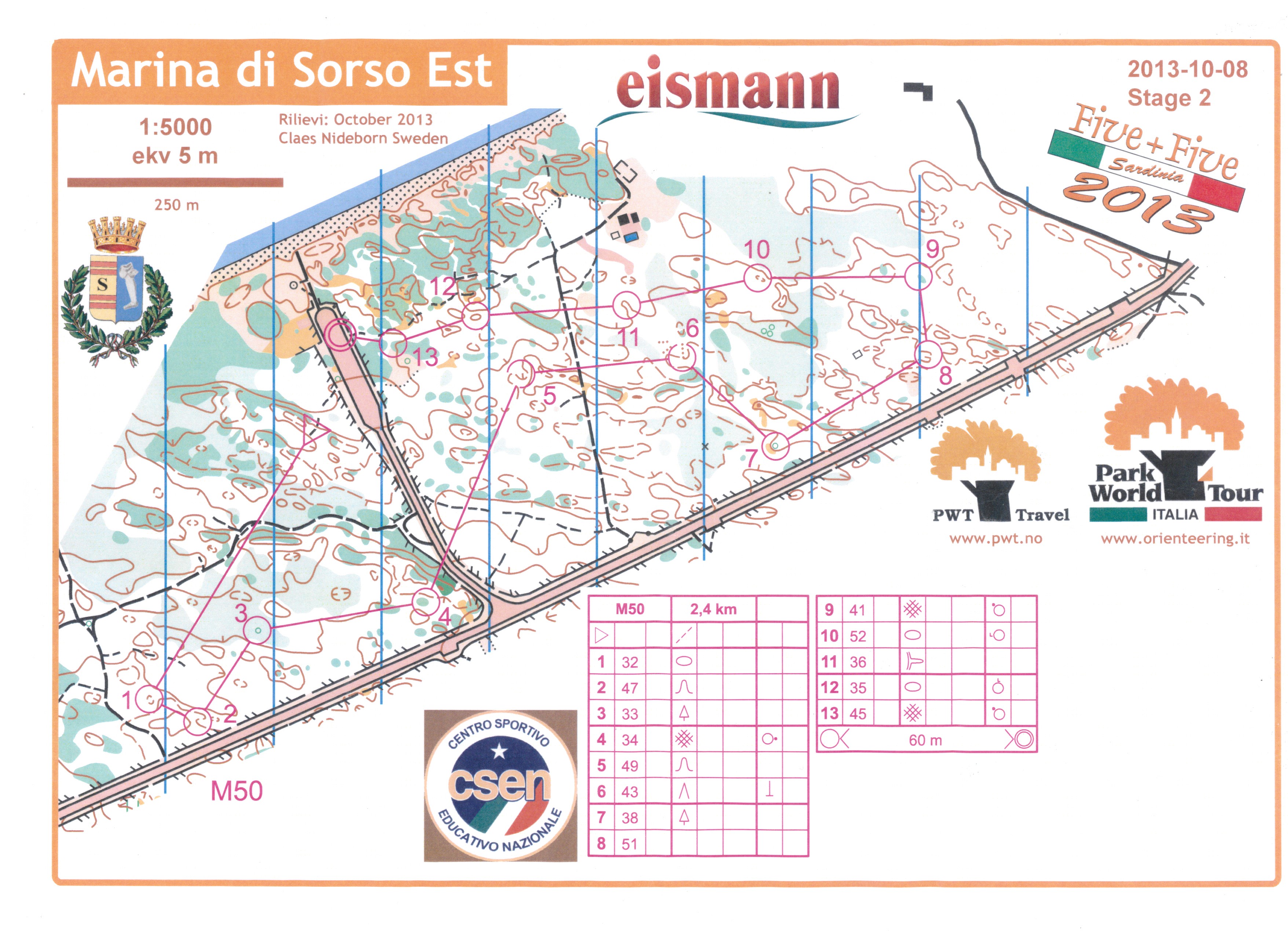 Sardinia five+five stage 2 (08-10-2013)