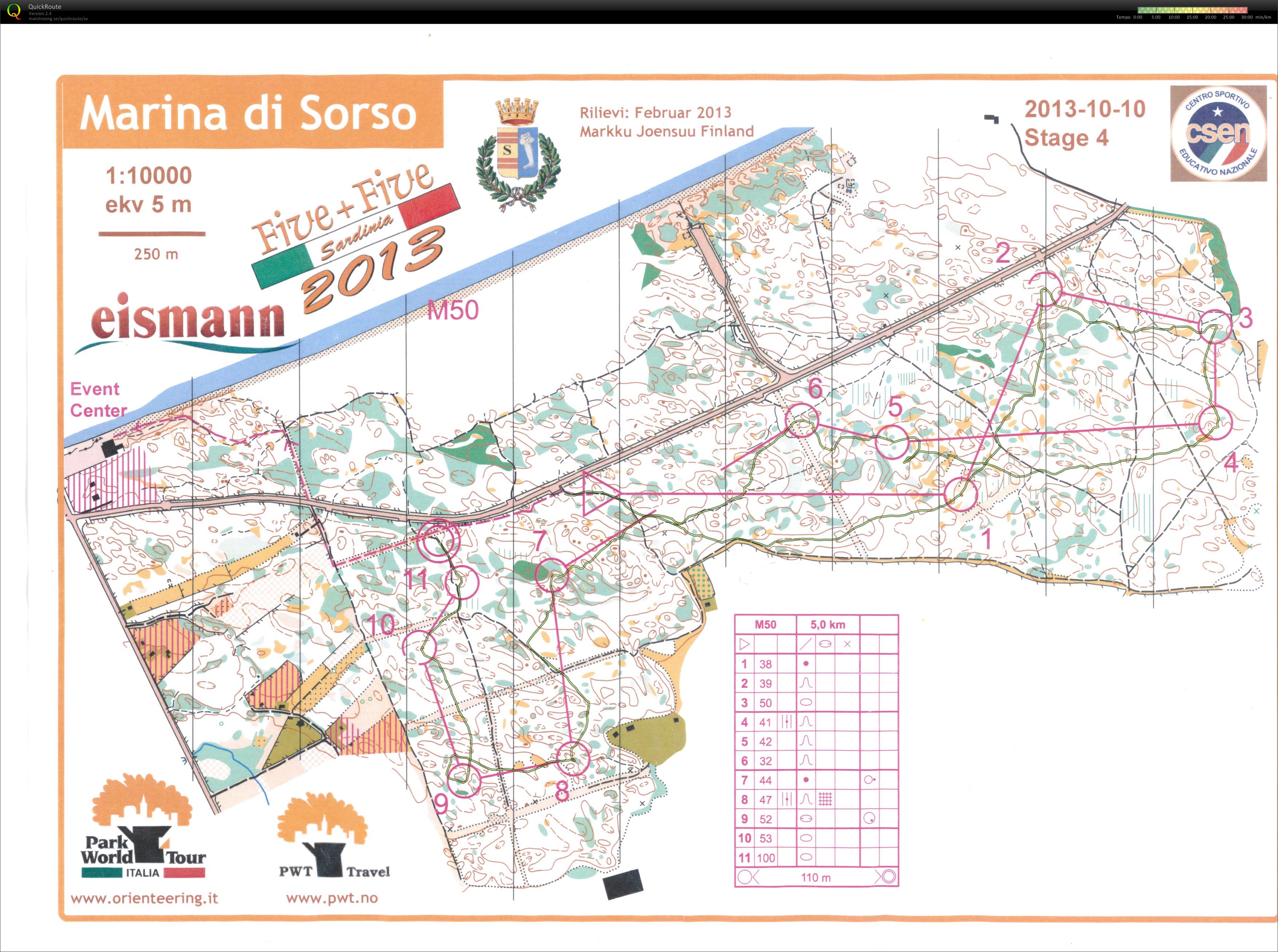 Sardinia five+five stage 4 (2013-10-10)