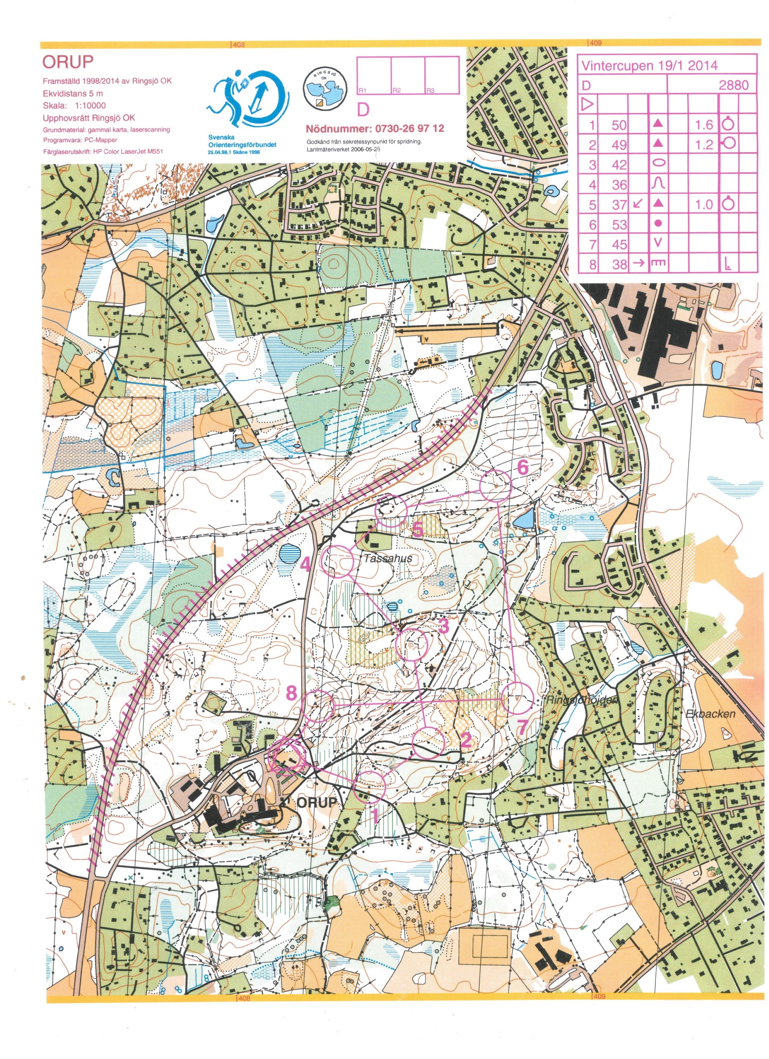 Vintercupen etapp 3 del 3 (19/01/2014)