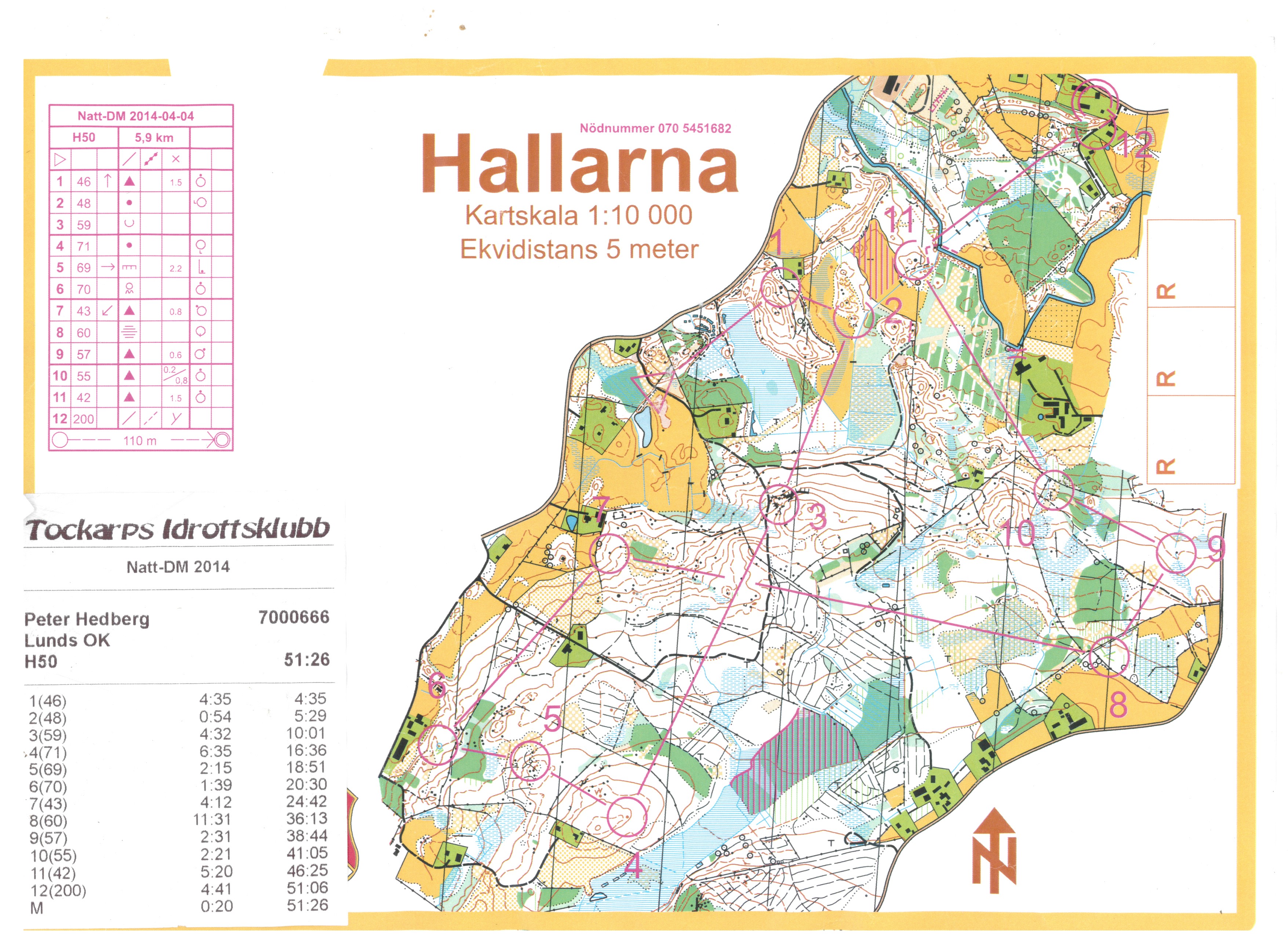 Natt-DM Skåne (2014-04-05)