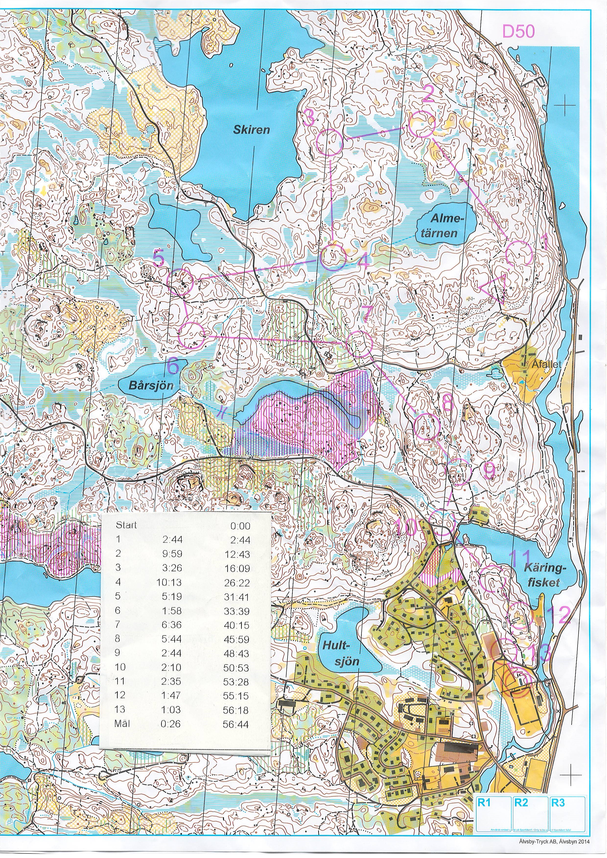 Silva League Finspångsorienteringen (2014-04-20)