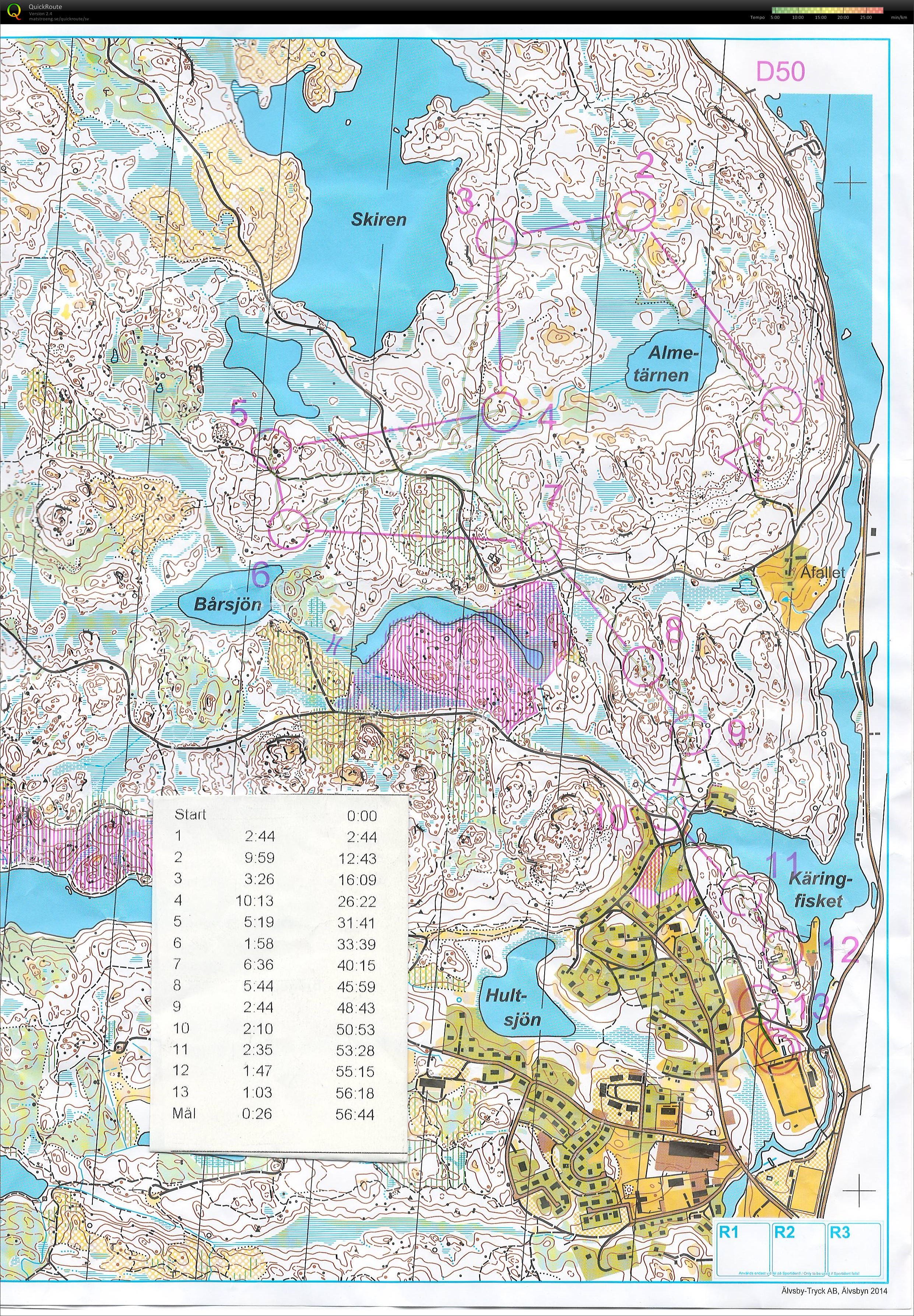 Silva League Finspångsorienteringen (2014-04-20)