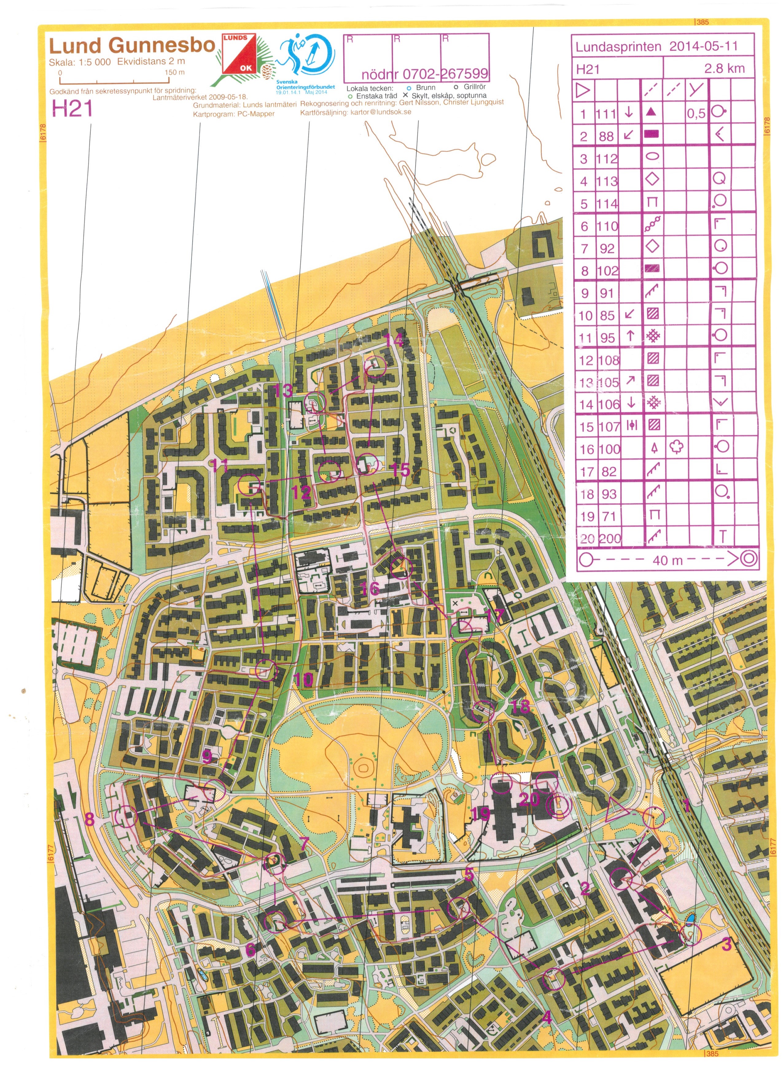 KM Sprint Lunds OK (2014-04-29)