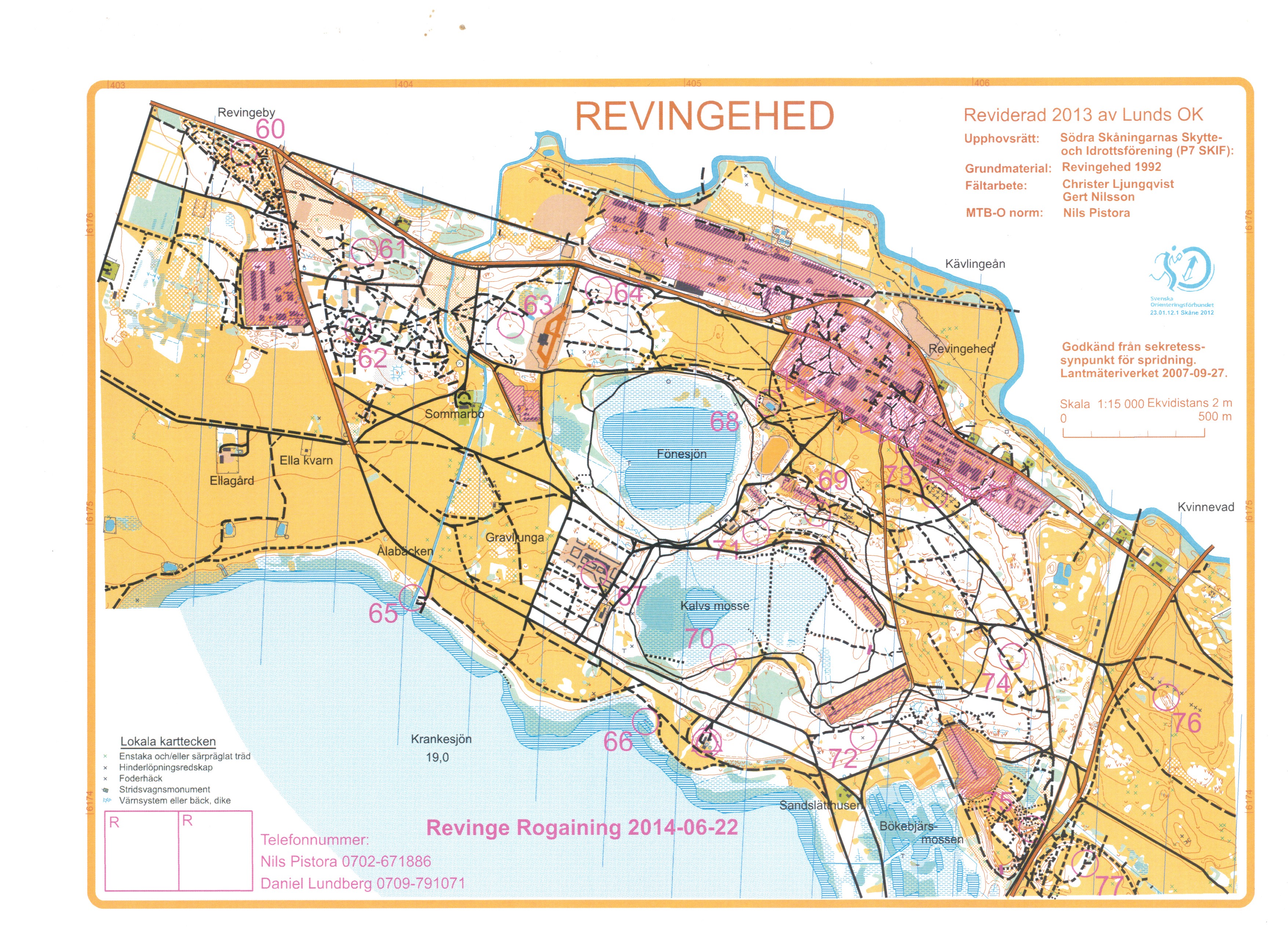 Revinge Rogaining 2014 del 4 (2014-06-22)