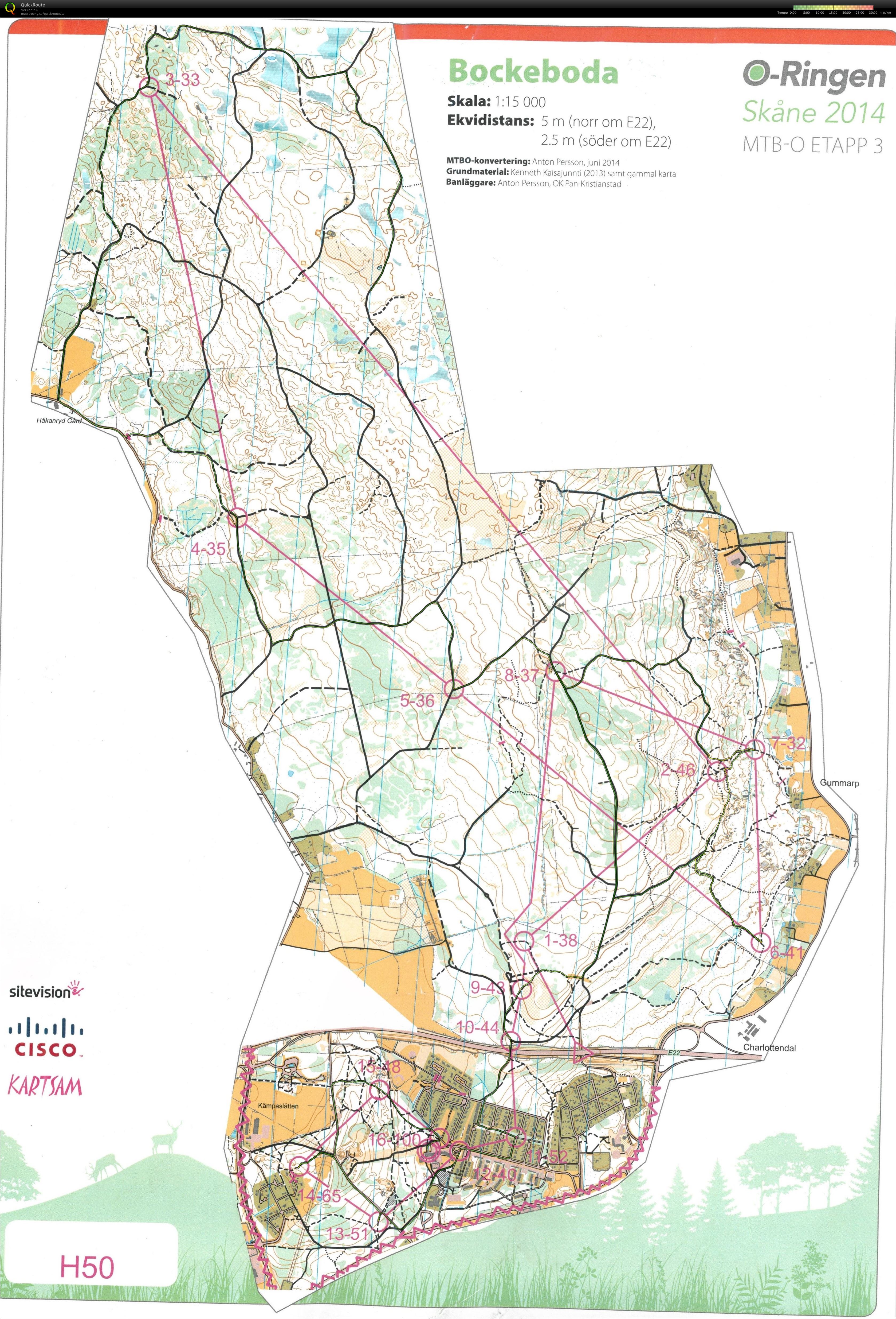 O-Ringen Skåne MTB-O etapp 3 (2014-07-23)