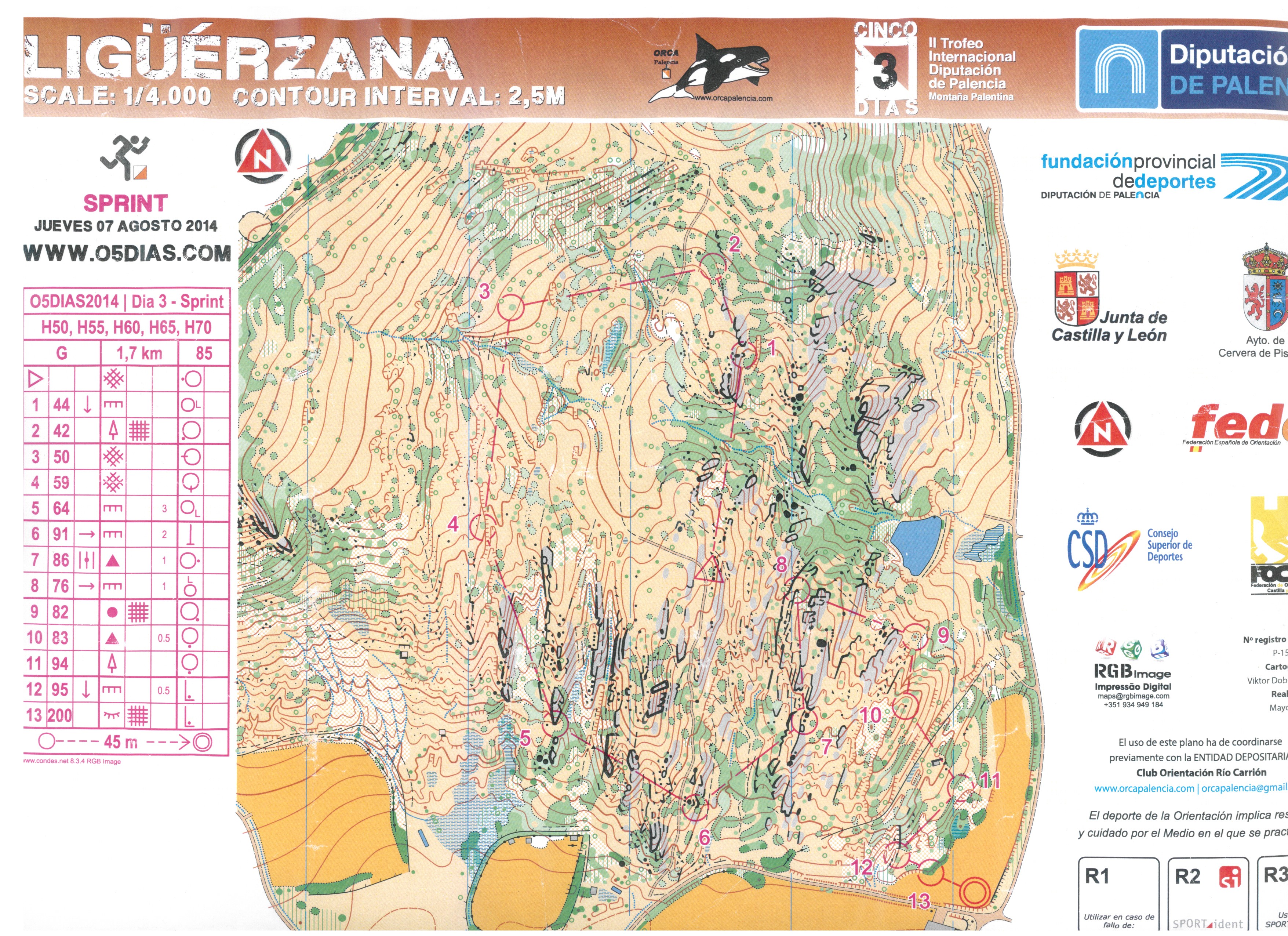 O5DIAS2014 Palencia/Spanska 5 dagars etapp 3 (07-08-2014)