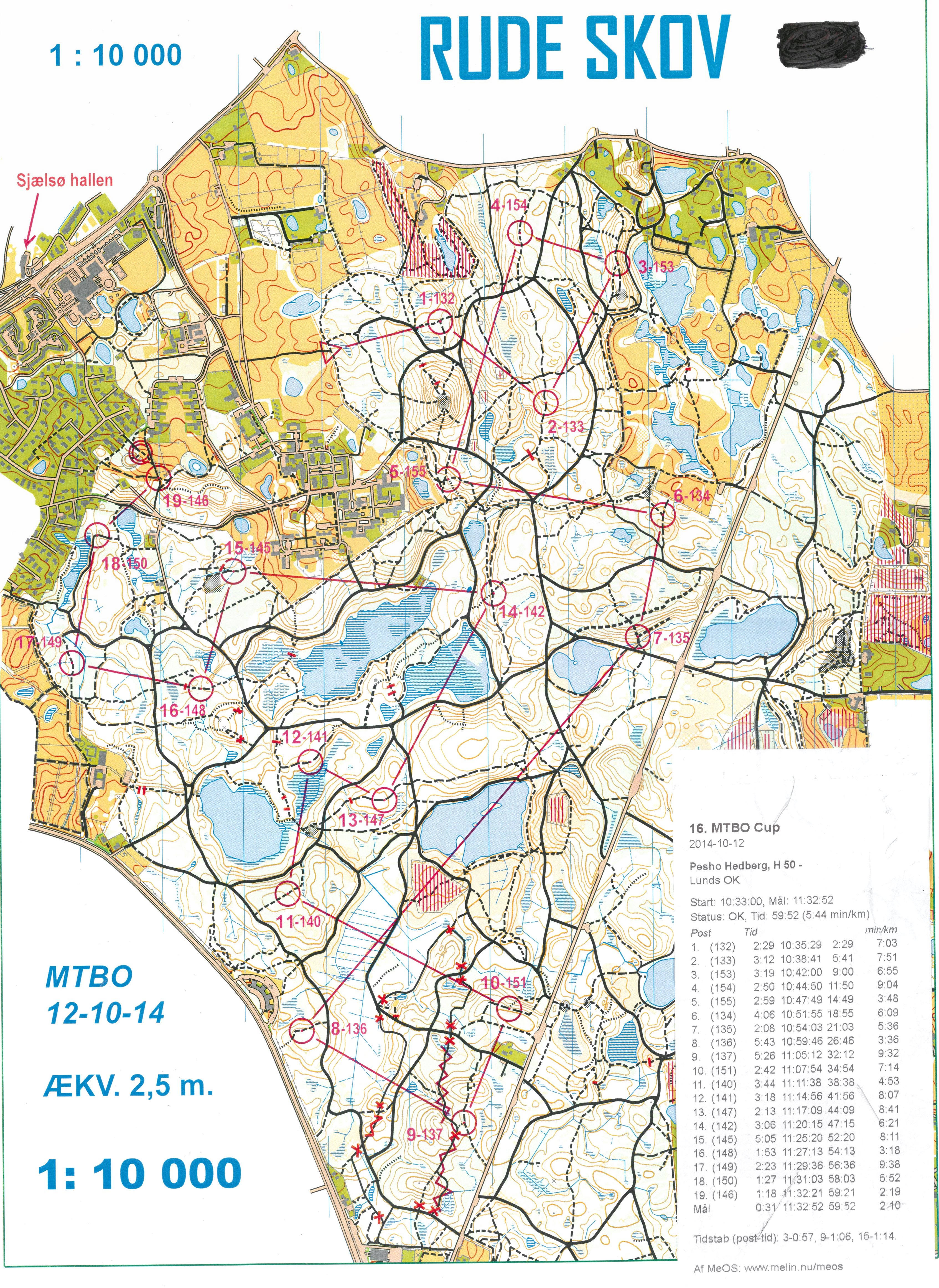 Trimtex MTBO Cup 10. afdeling, 16. afdeling af MTBO Cup (2014-10-12)