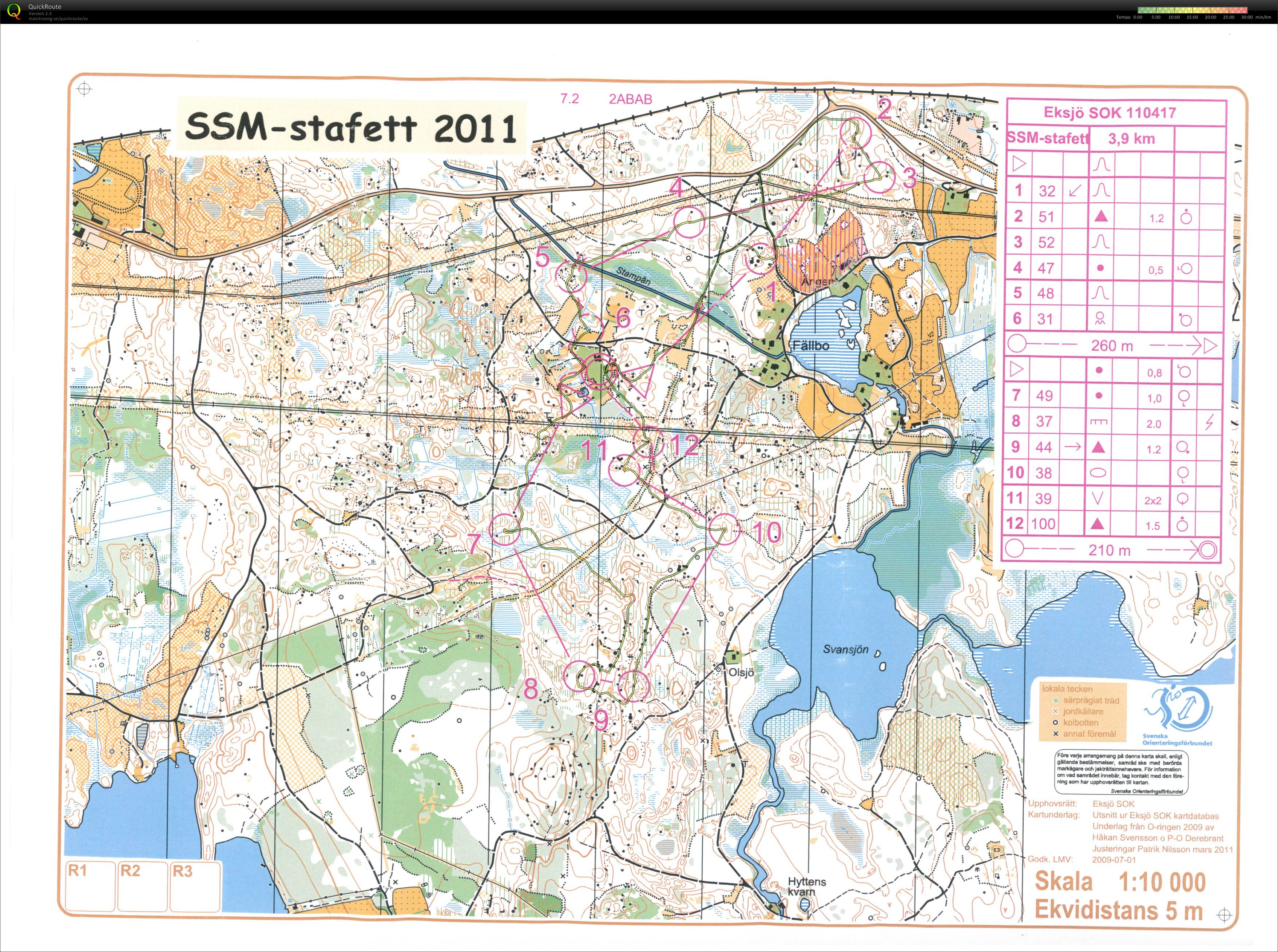 SSM-stafett 2011 (2011-04-17)