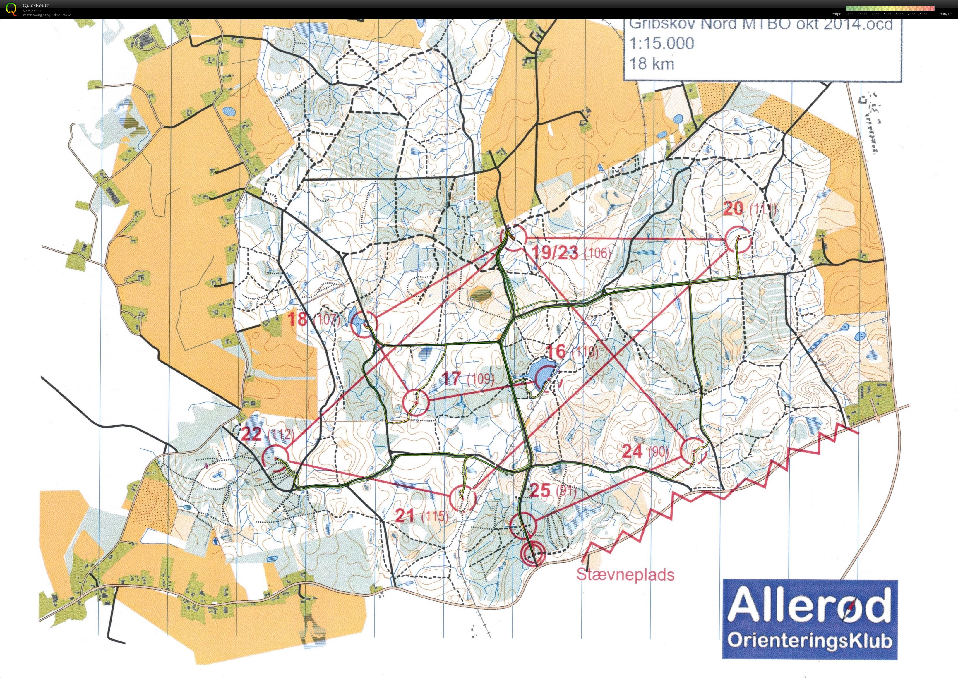 MTBO Vinterserie 1. Afdeling del 2 (15-11-2014)