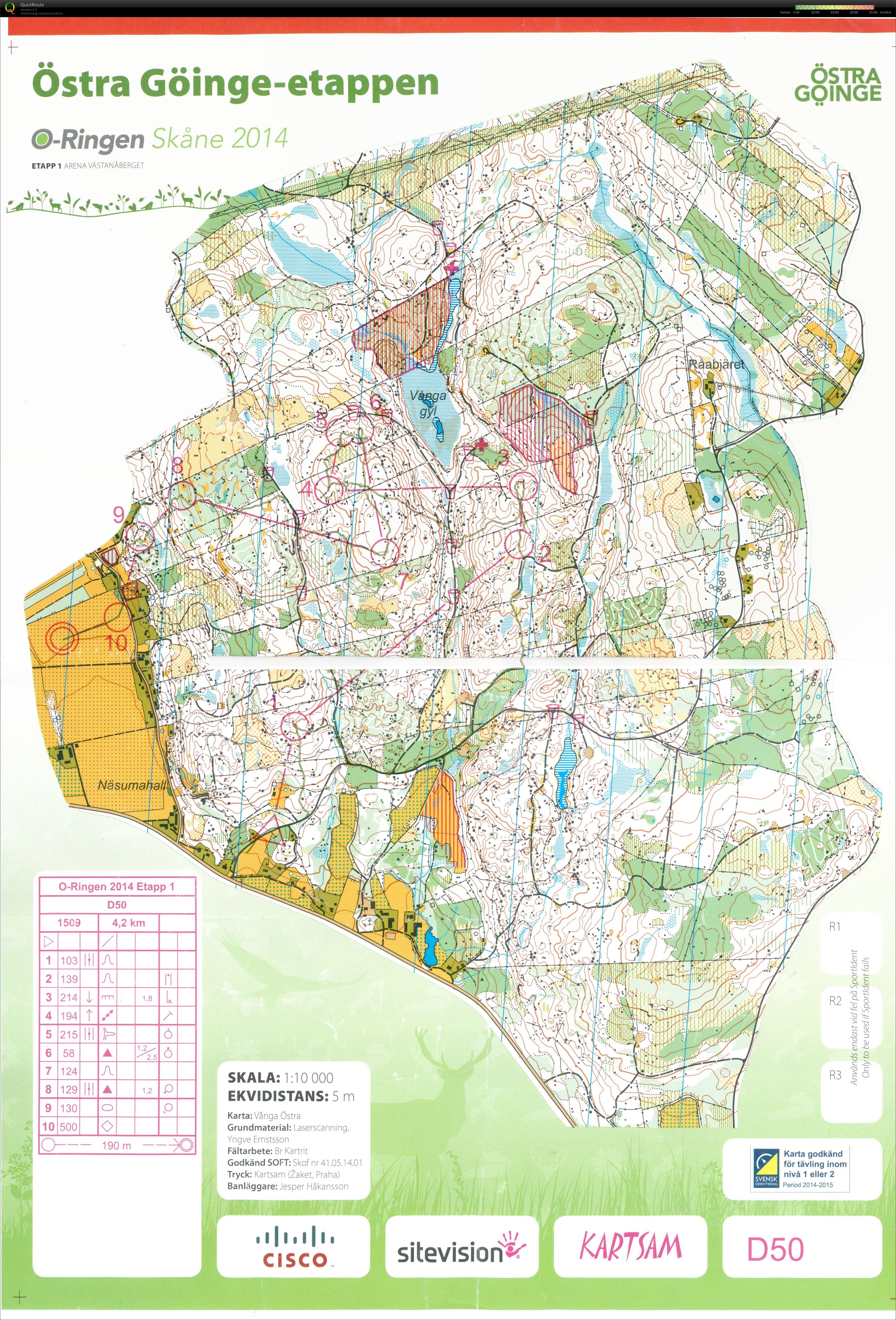 O-ringen Etapp 1 (2014-07-20)