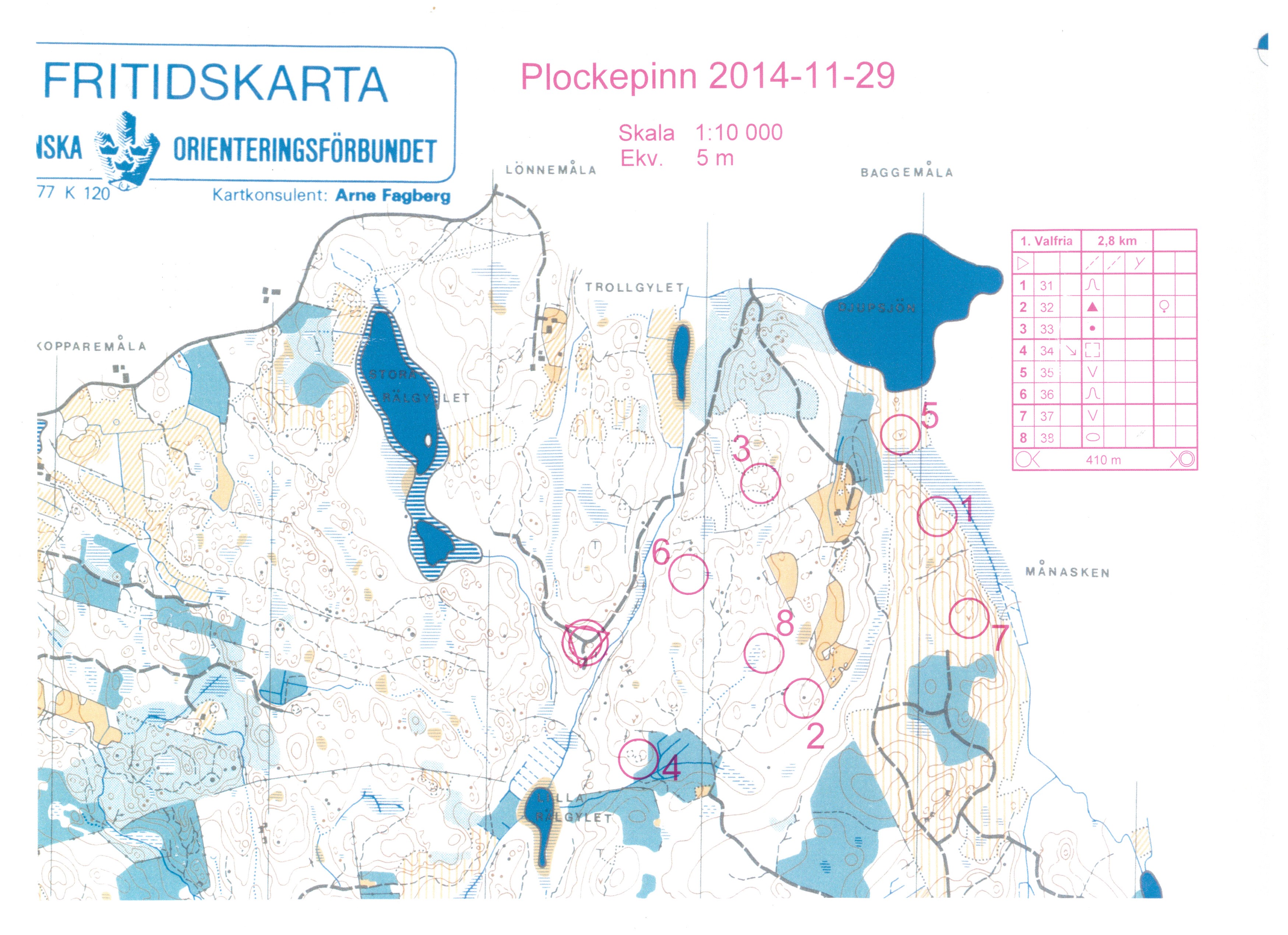 Plockepinn 2014 etapp 1 (2014-11-29)