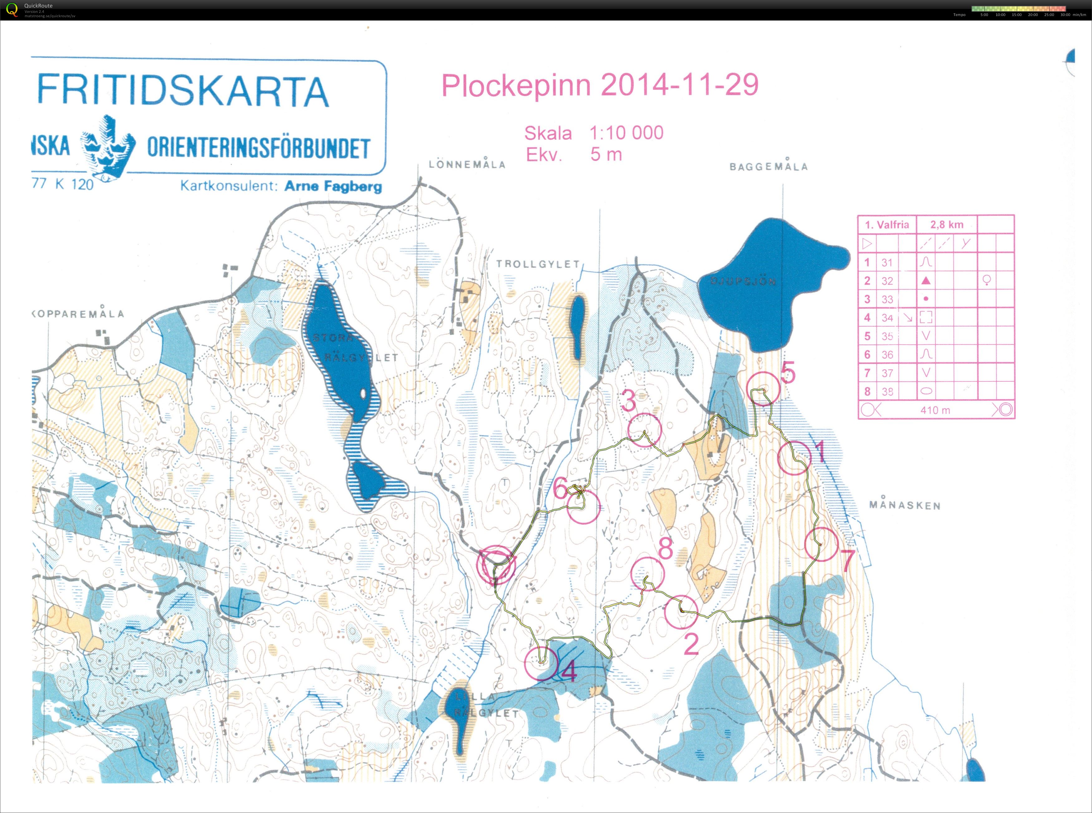 Plockepinn 2014 etapp 1 (2014-11-29)